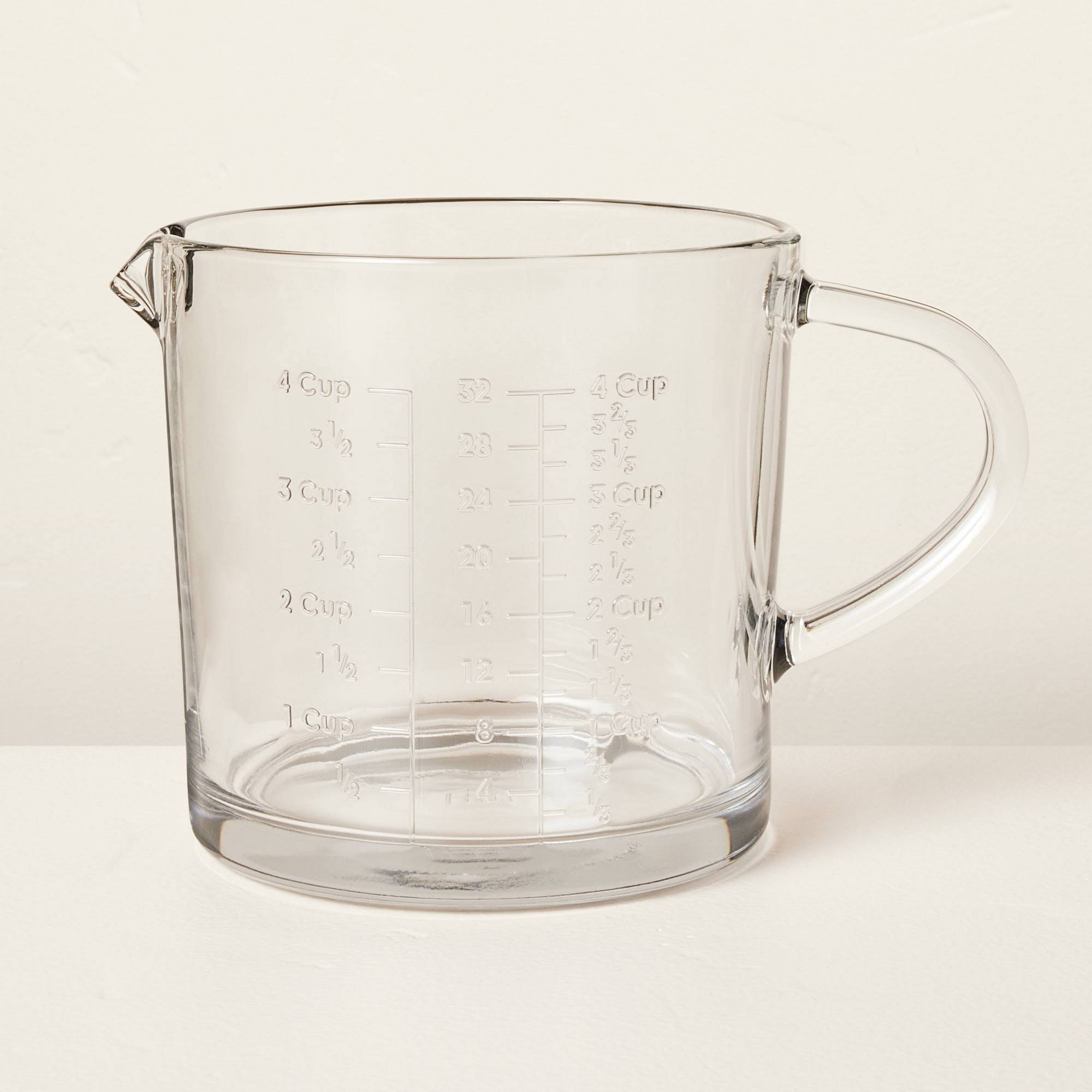 Hearth & Hand with Magnolia Glass Measuring Cup - Clear - 32 oz