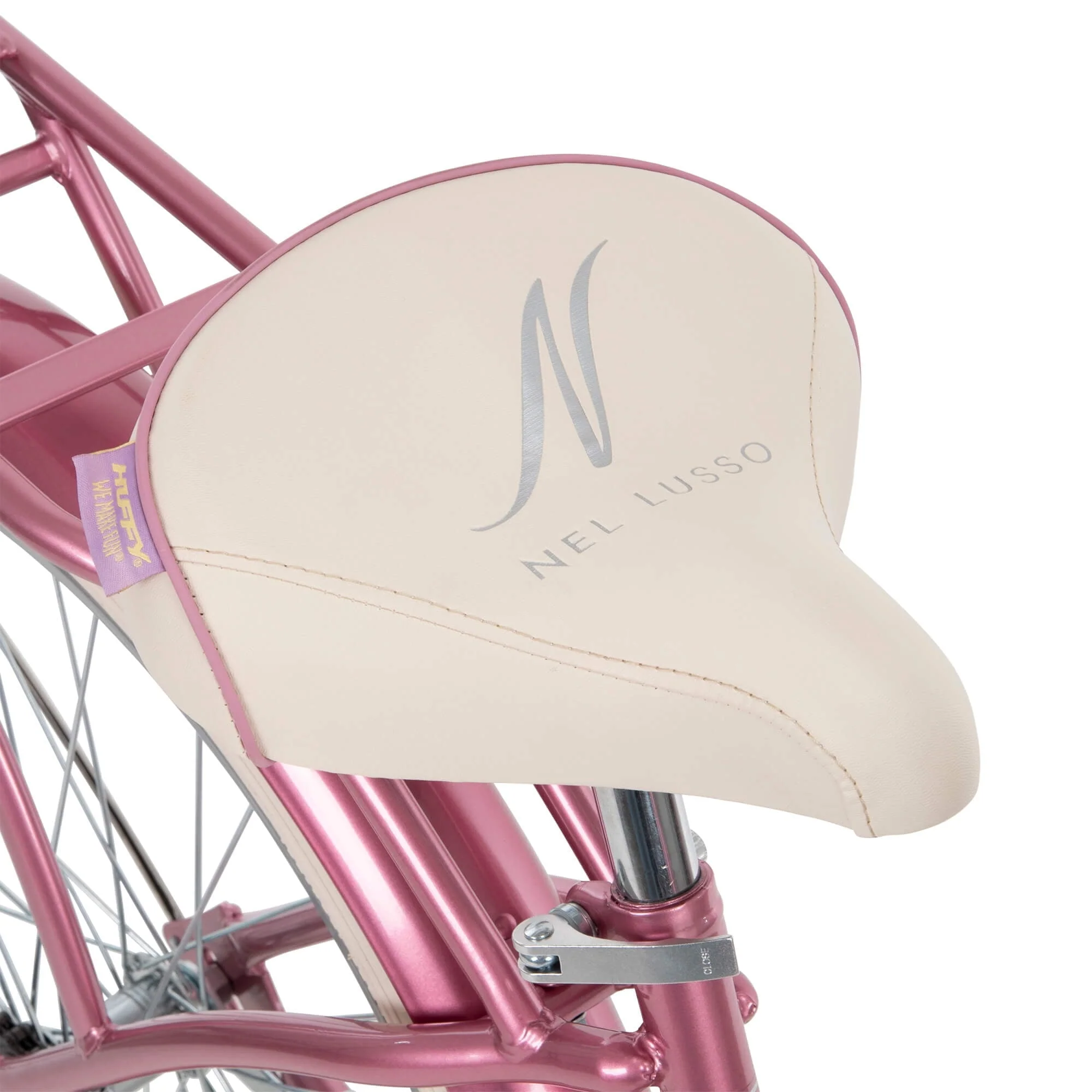 26 In Nel Lusso Women's Beach Cruiser Bike, Pink Taffeta Image 2