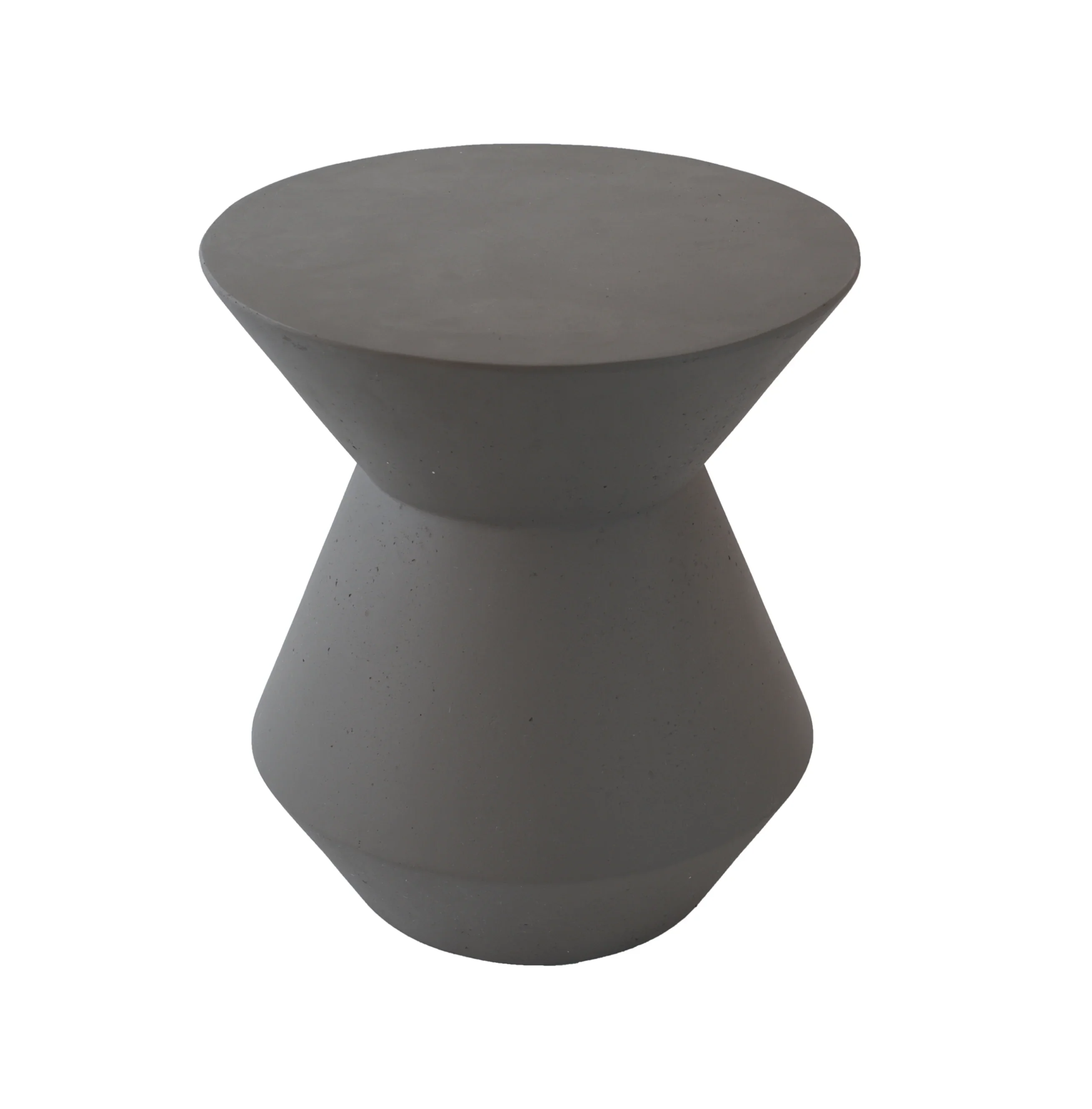 Faux Terrazzo Accent Table, 18.1 Garden Stool - Modern Outdoor Side Table for Patio, Plant Stand, Indoor Decor