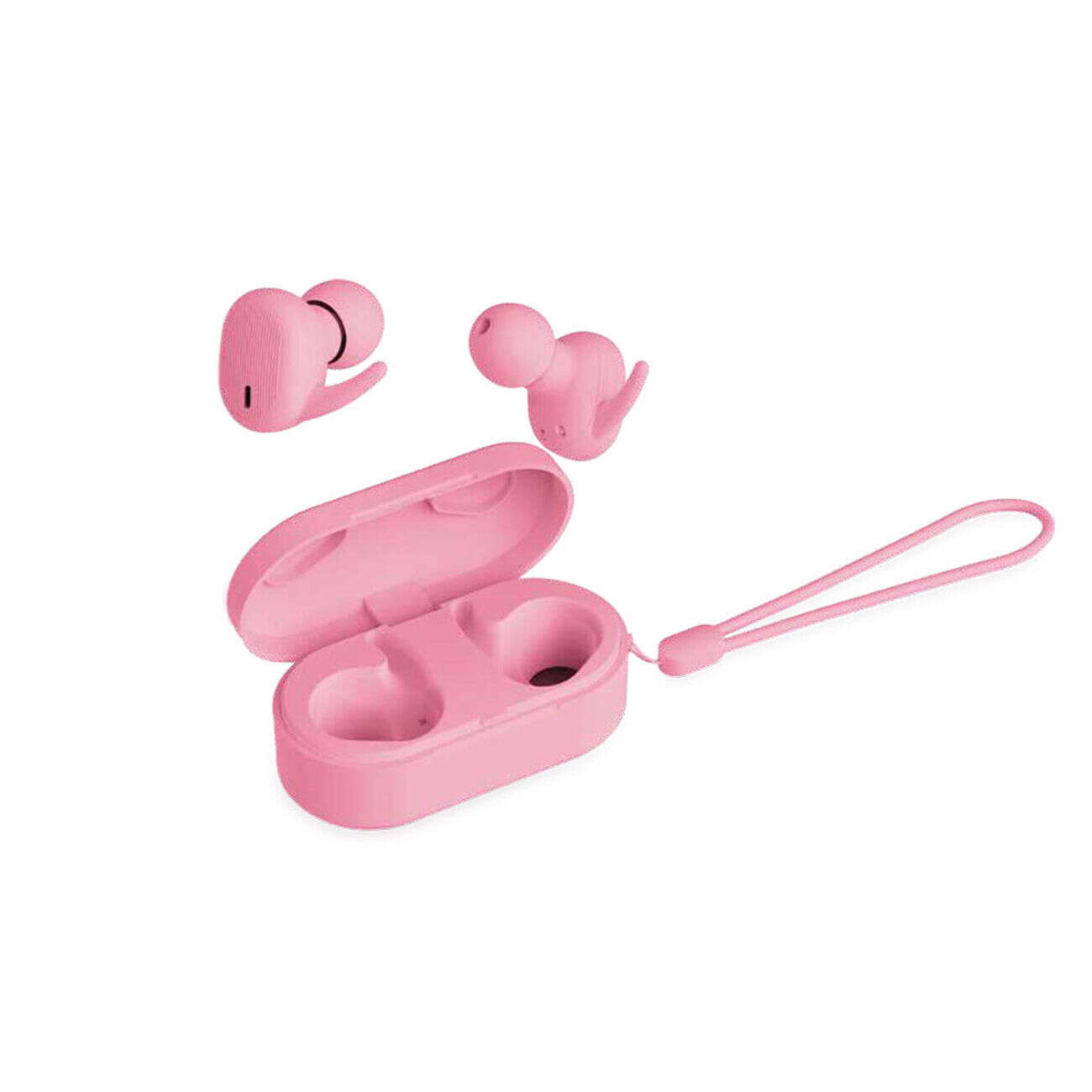 Écouteurs bluetooth tactile rose Xpert