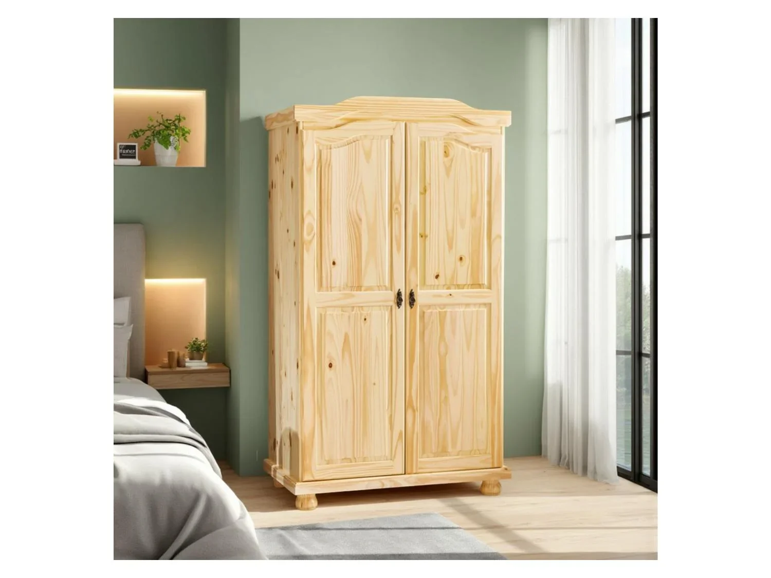 Inter Link Armoire en bois massif