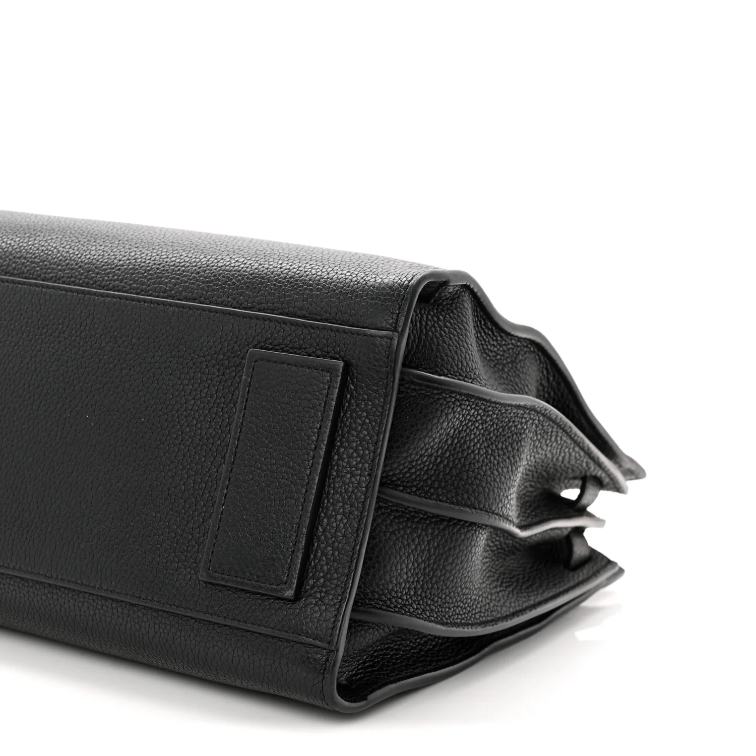 Grained Calfskin Small Supple Sac De Jour Black