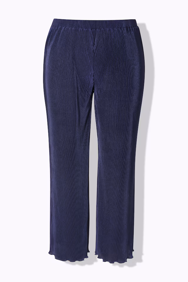Pleated wide-leg pants