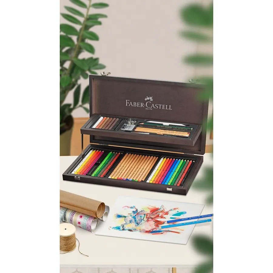 Coffret en bois Art & Graphic Compendium 53 pièces