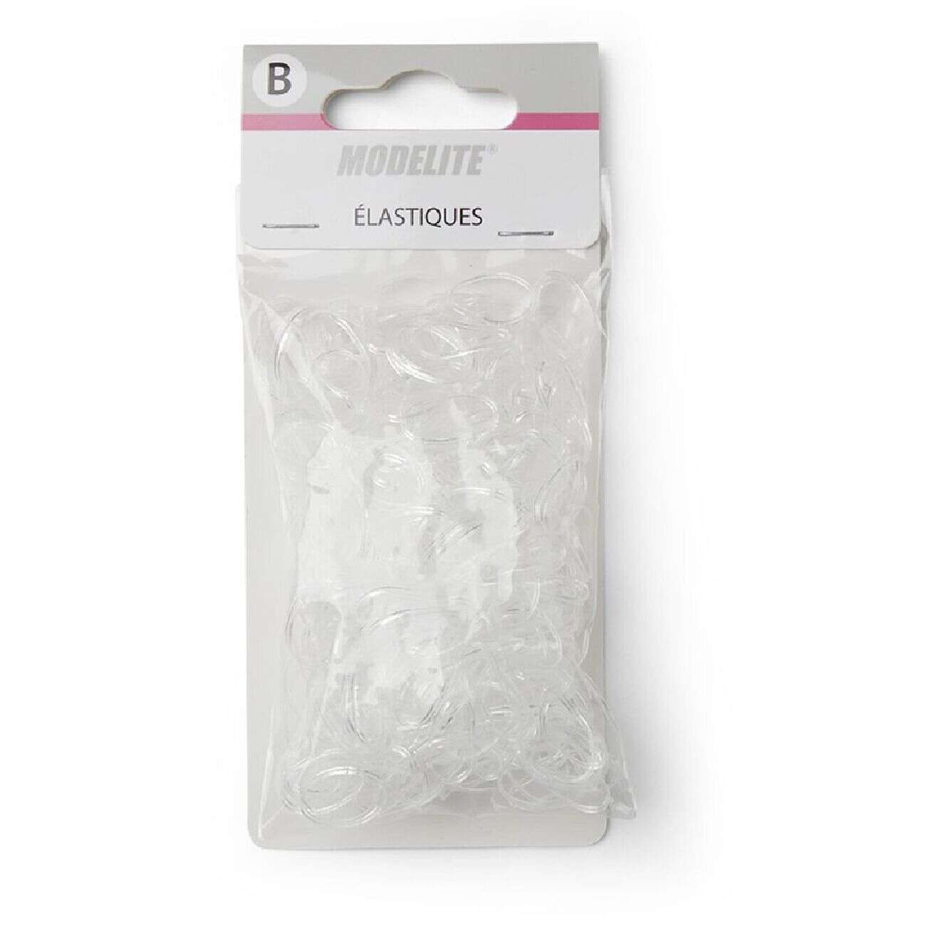 Lot de 500 mini élastiques à cheveux caoutchouc transparent
