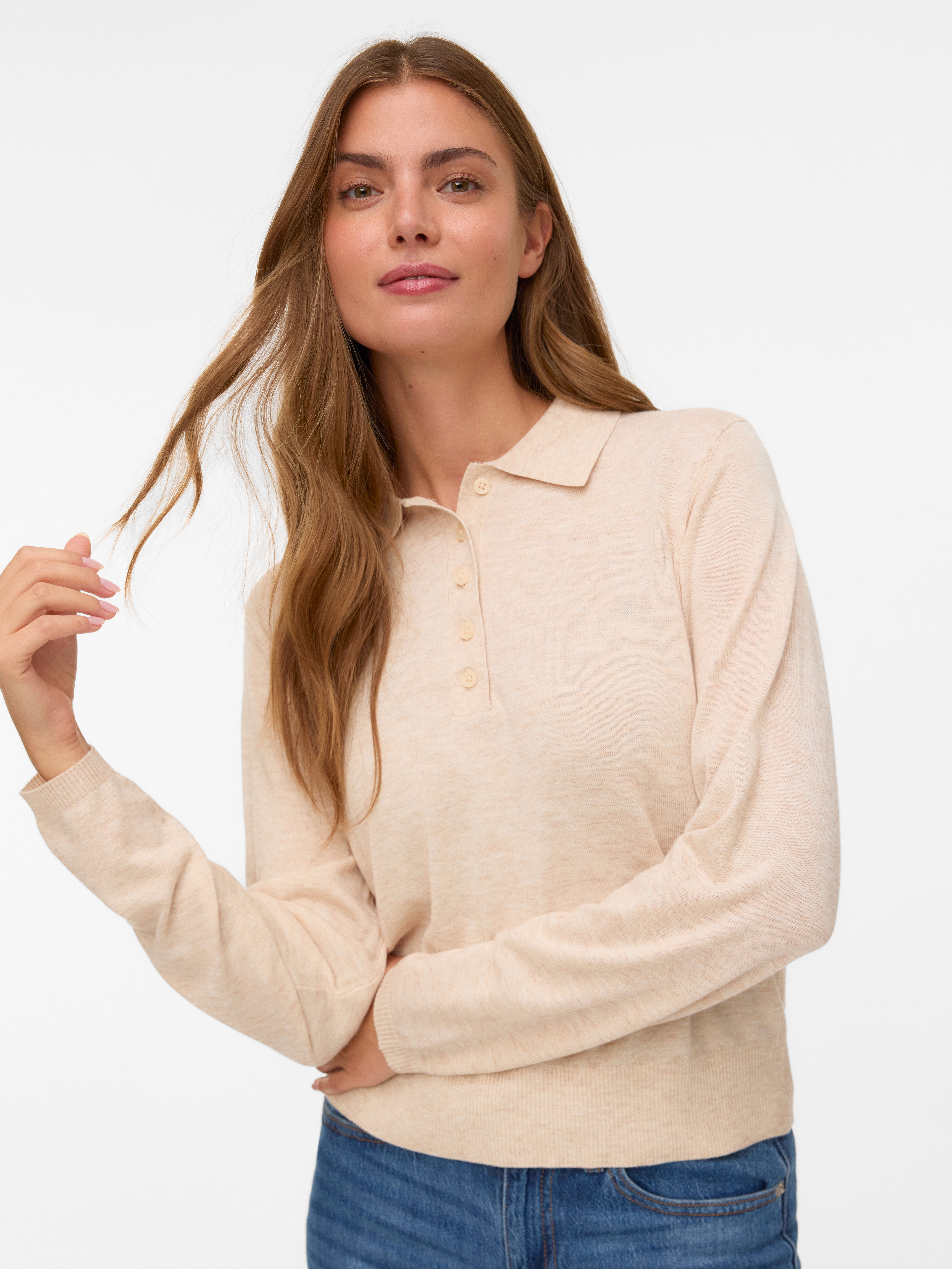 VERO MODA® AWSIKITA Knit Polo-Shirt