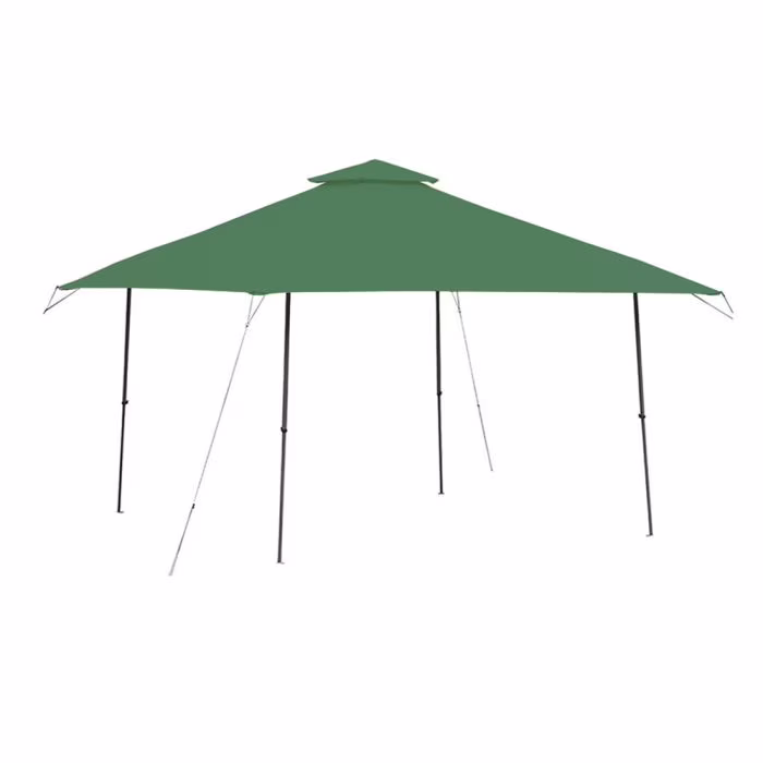 Garden Winds Custom Fit Replacement Canopy Top Cover Compatible with The Coleman 2000004407, 2000035727 13 x 13 Two Tiered Tent Eaved Shelter - Upgraded Performance RIPLOCK 350 Fabric - Green