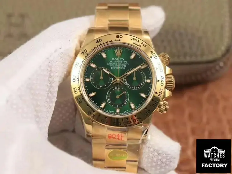 Rolex Daytona M116508-0013 Noob Factory Green Dial 4130 Movement