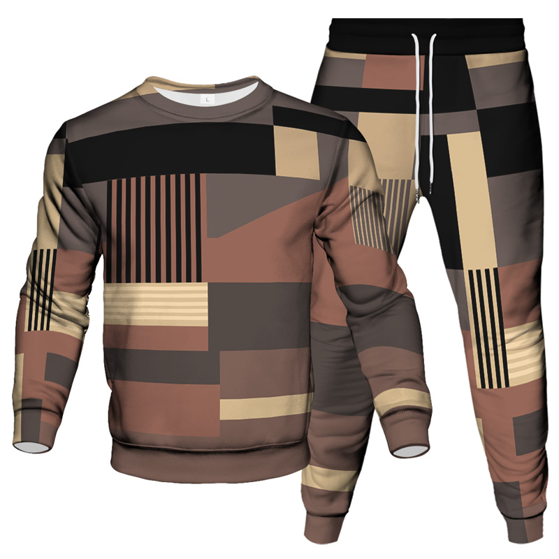 Costume imprimé décontracté pour homme 014