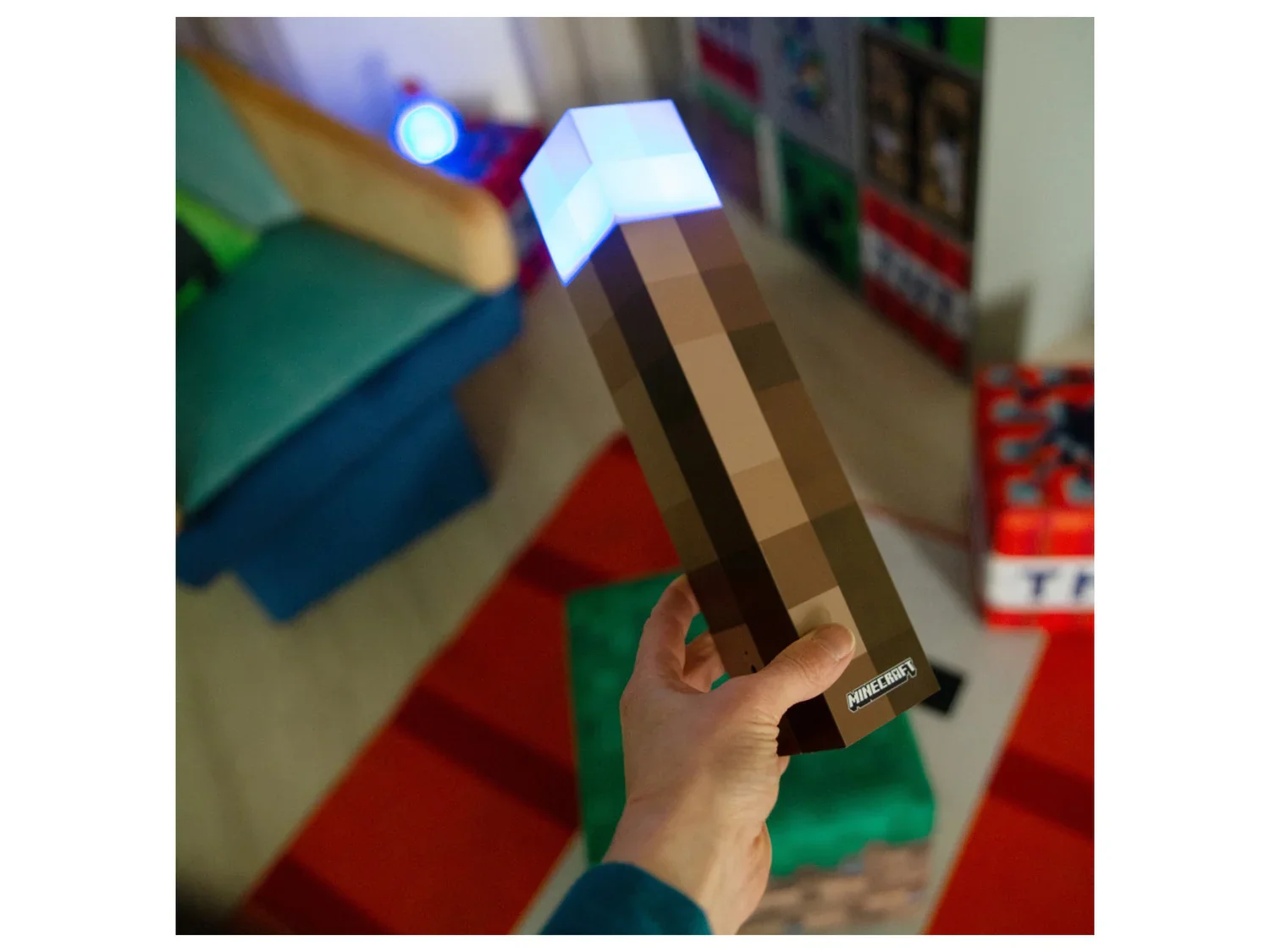 Minecraft Lampe de table ou torche  LED