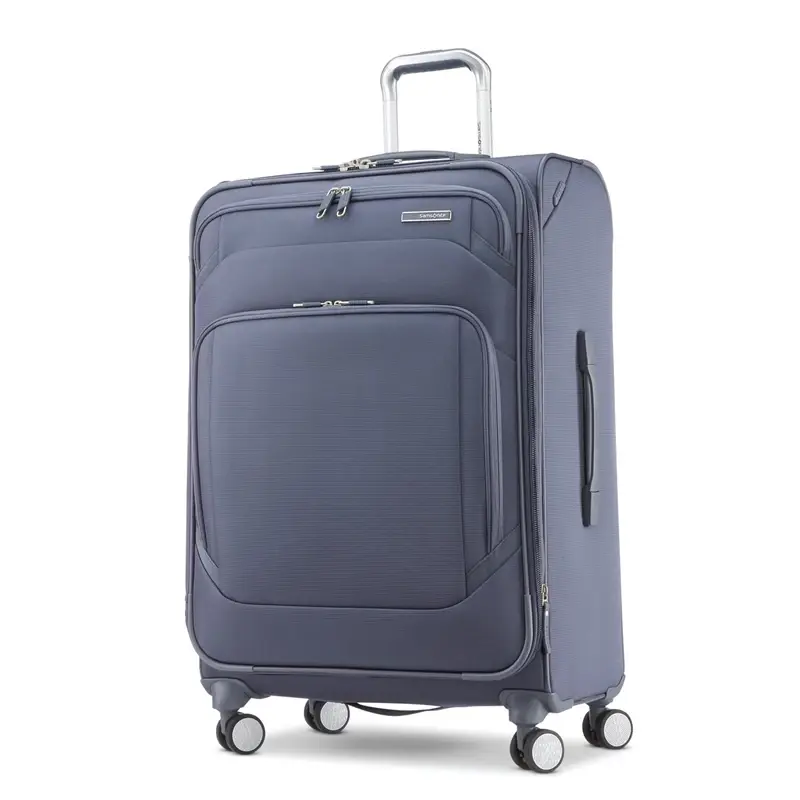 Slate Ascentra Medium Expandable Spinner Checked Luggage | 5948-QIDVS - SAMSONITE OUTLET