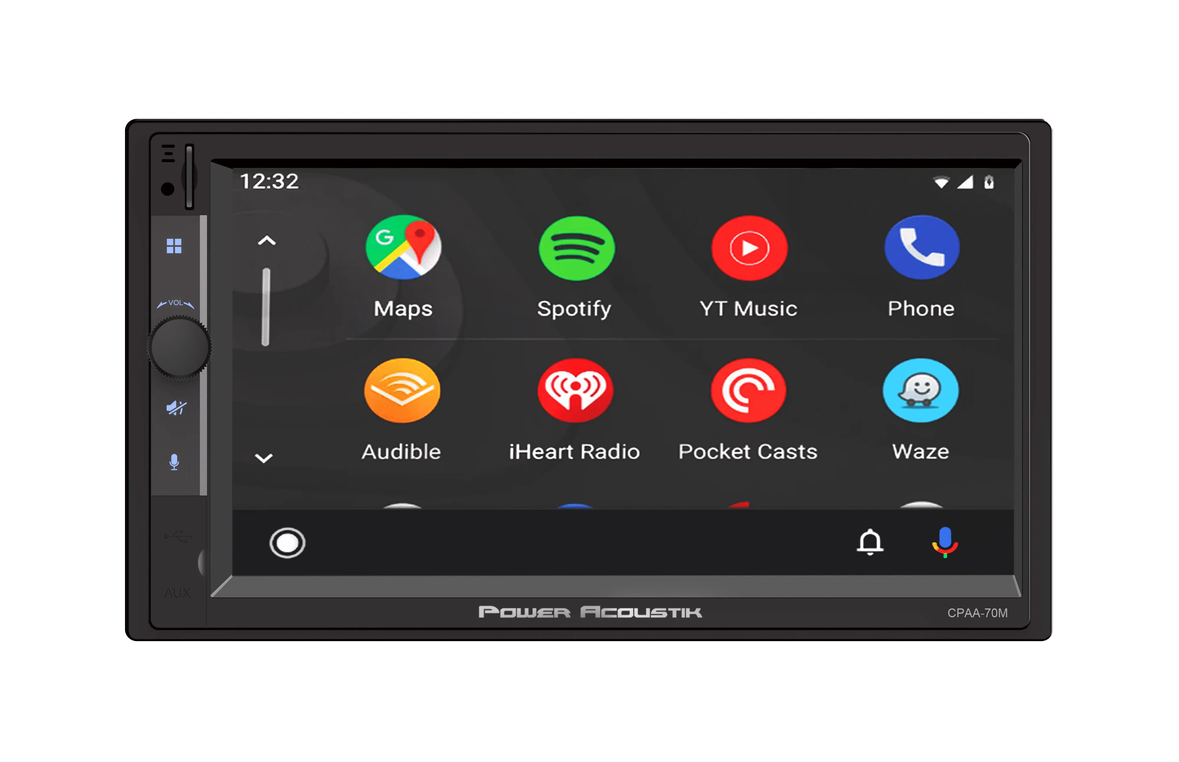 Power Acoustik Car Stereo Combo | Car Play/Android Auto Receiver (4) 6 5" Speakers | 7" HD LCD with Capacitive Touchscreen Bluetooth | Double Din | CPAAM7 S2 Image 10