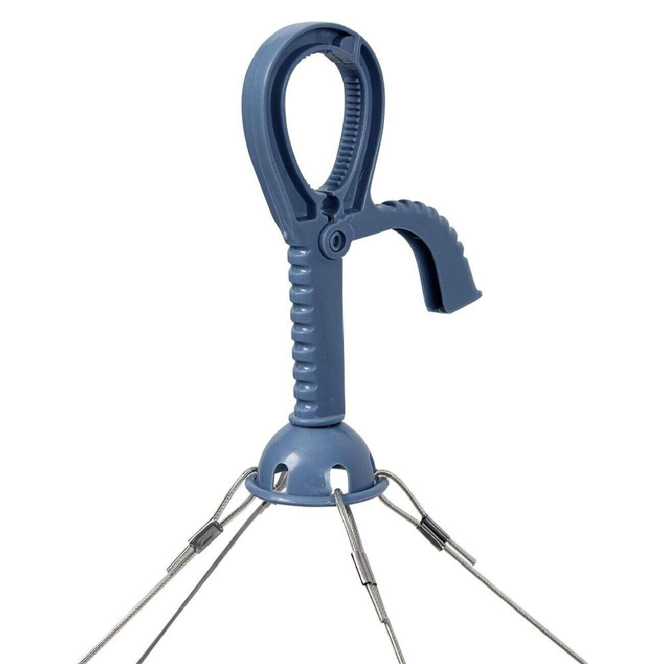 Étendoir séchoir à linge aluminium noir 46 pinces