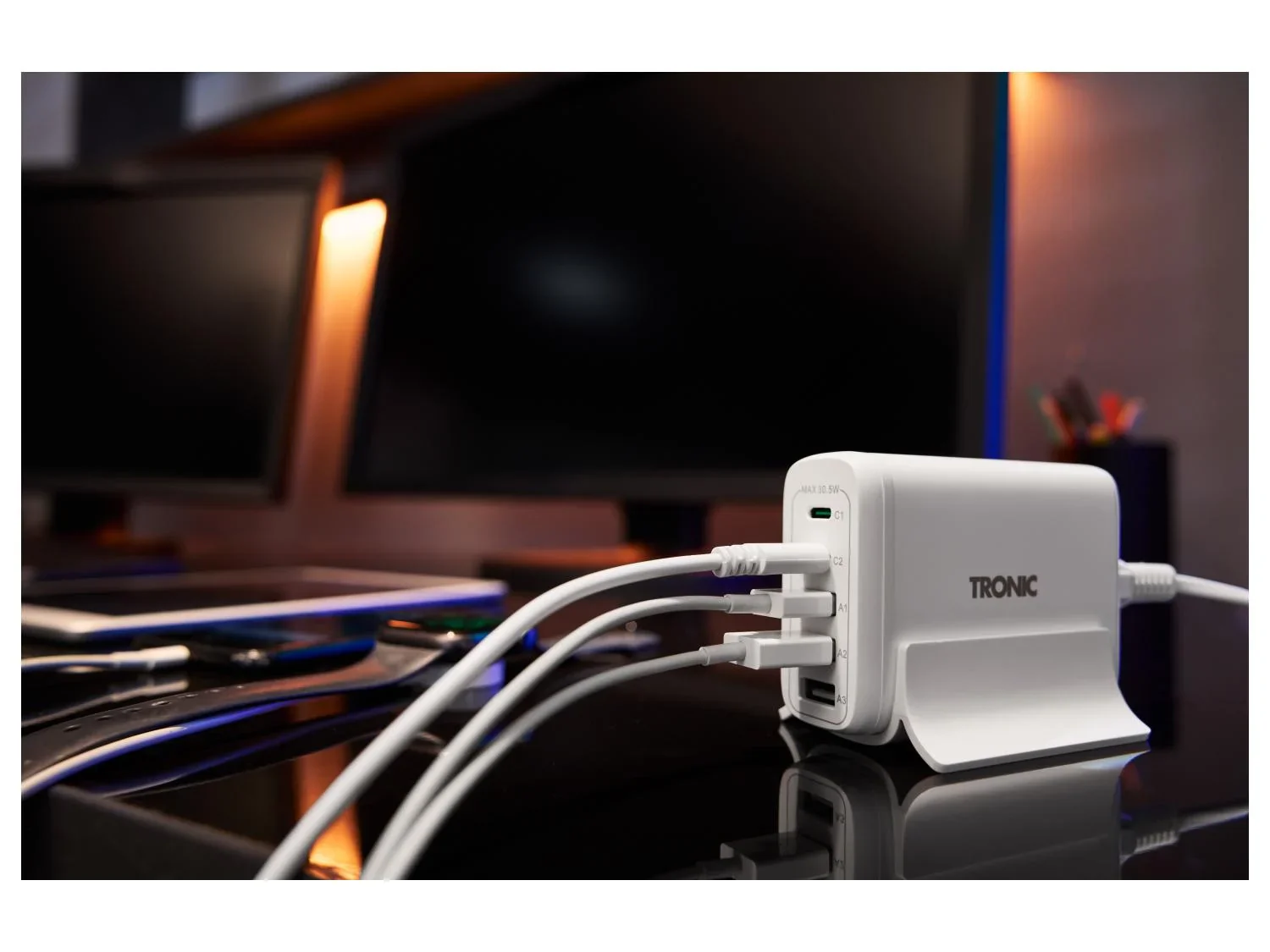 TRONIC Station de charge USB