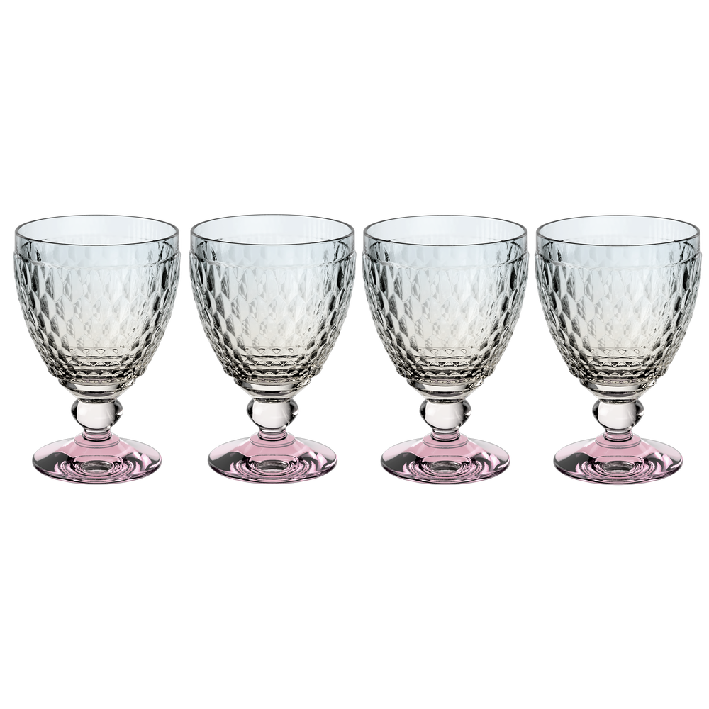 Boston Water goblet - Multi-colored, 8.5 oz, crystal glass