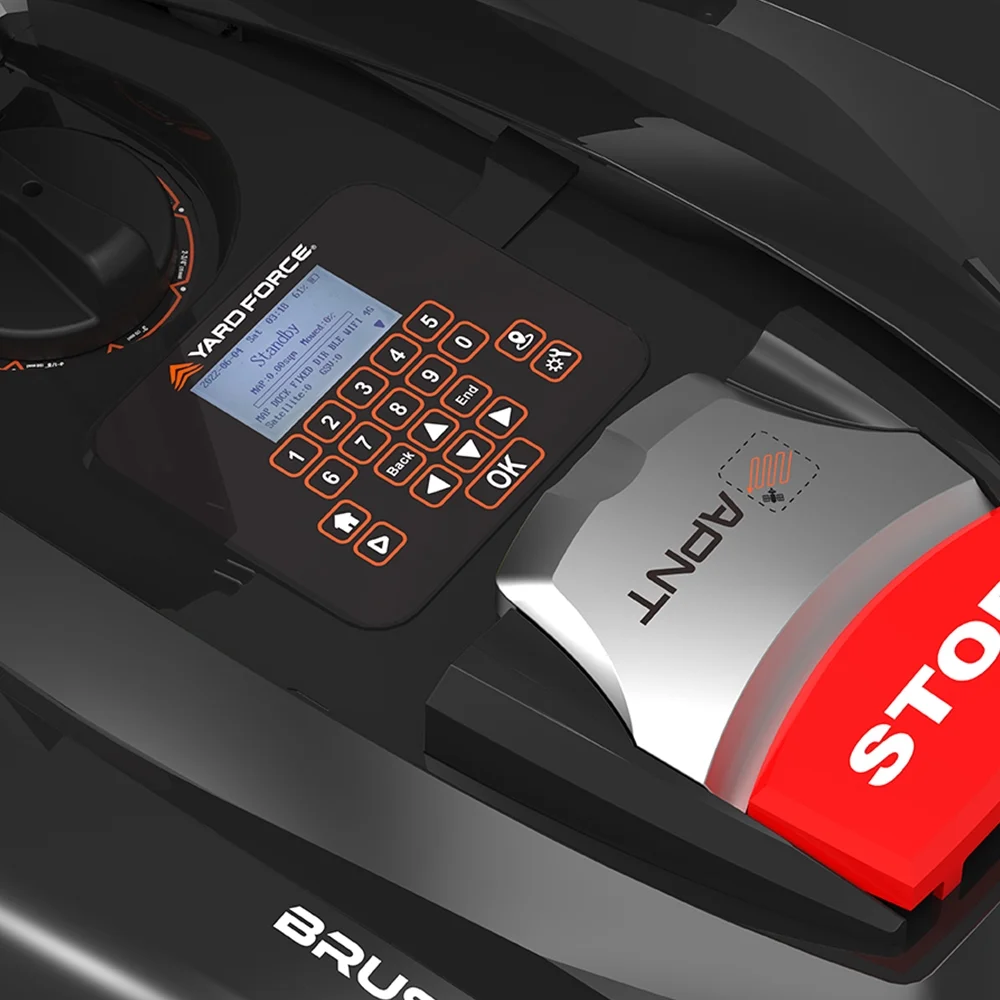 28 Volt Robotic Lawn Mower with Brushless Wheel Motors, Wi-Fi Control, CloudHawk App - Image 8