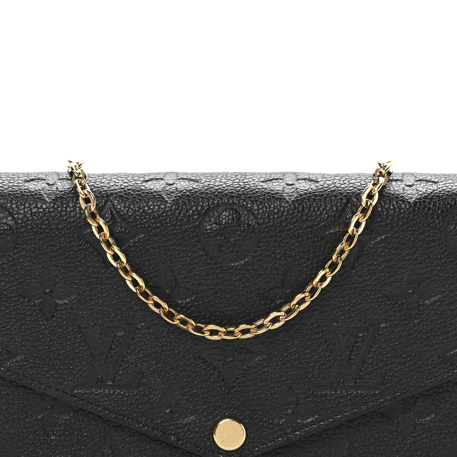 Empreinte Pochette Felicie Chain Wallet Black