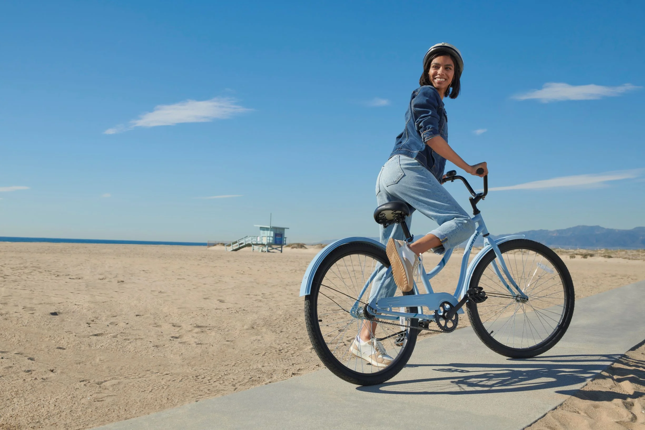26" Pacifica Cruiser Bicycle, Fits Riders 5'2" 5'10"+, Adult, Unisex, Light Blue Image 6