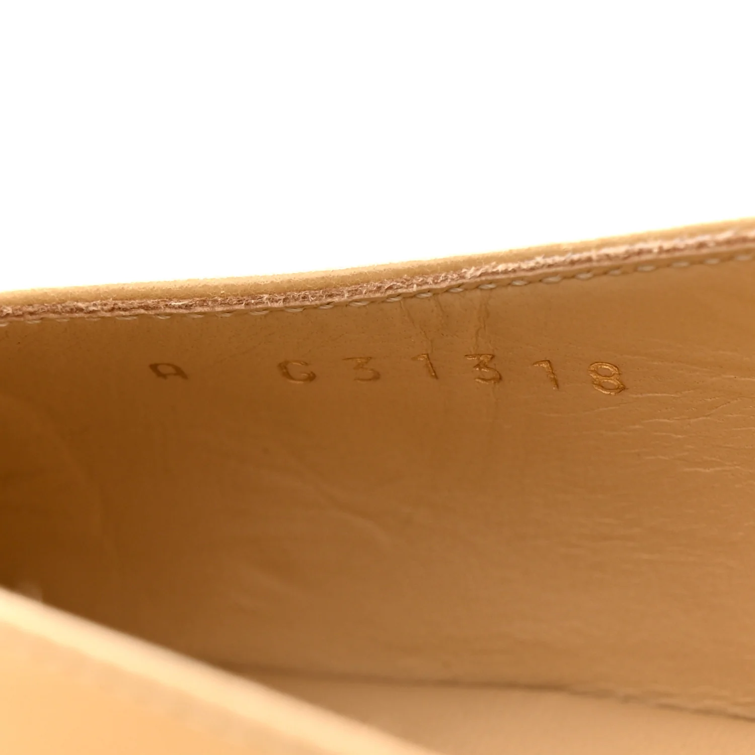 Goatskin Grosgrain Cap Toe CC Slingback Pumps 41 Beige Black
