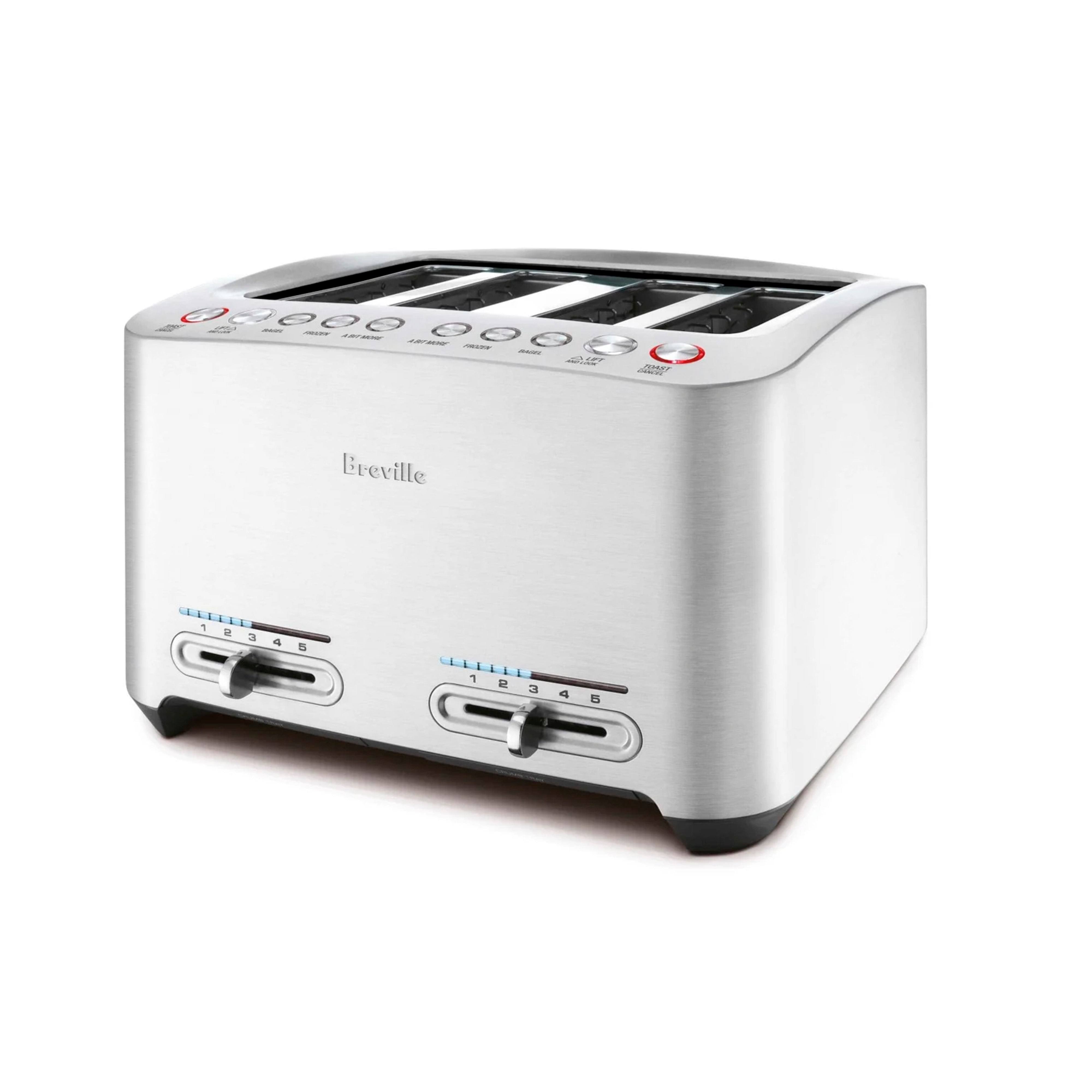 Breville - Die-Cast 4-Slice Smart Toaster