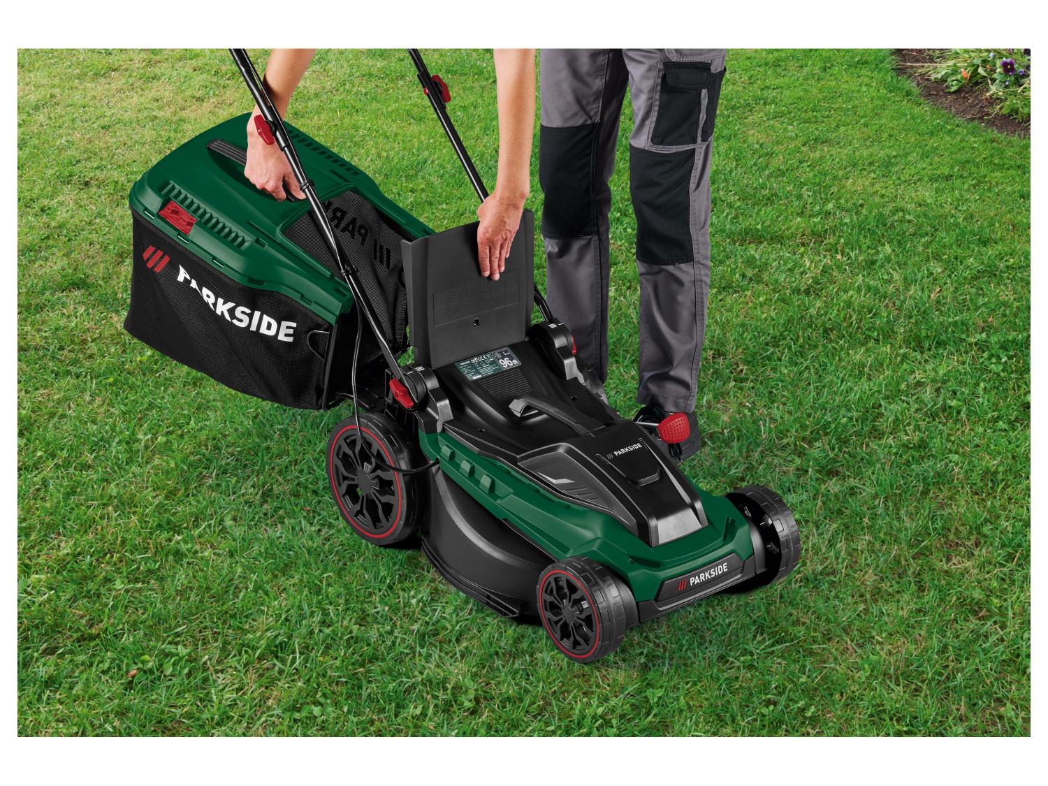 PARKSIDE Tondeuse  gazon lectrique PERM 1800 A1, 500 m, 55 L, 1800 W