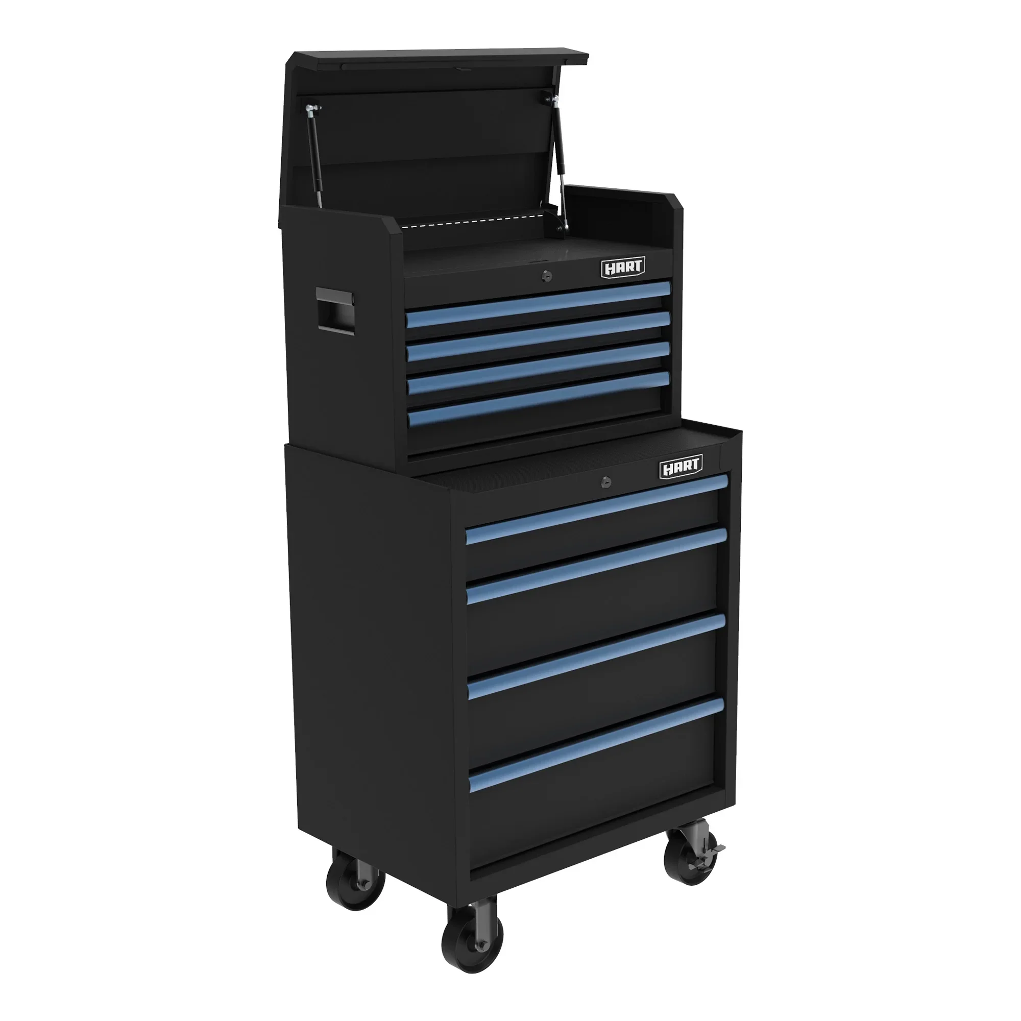 HART 26-Inch 4-Drawer Heavy-Duty Steel Tool Chest, Locking Garage Storage Organizer