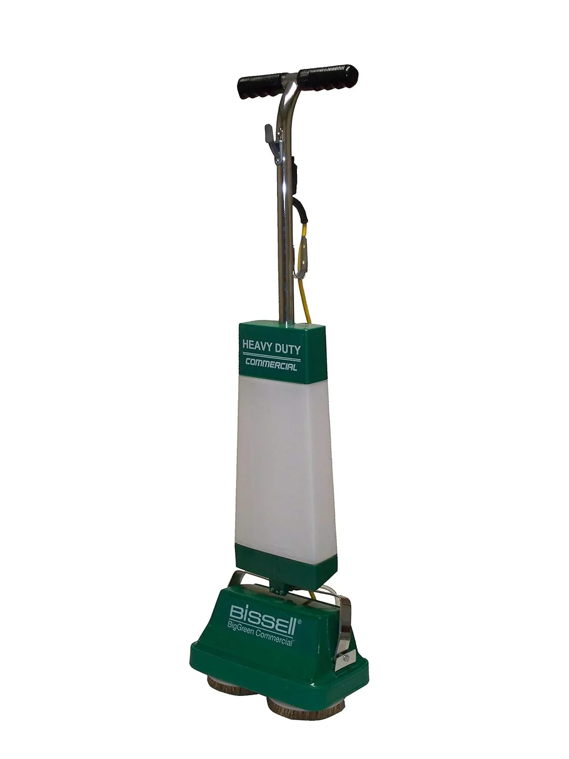 Autolaveuse et polisseuse de sol portable BGFS5000, largeur de nettoyage de 30,5 cm (12 po), moteur de 4,2 A, blanc/vert