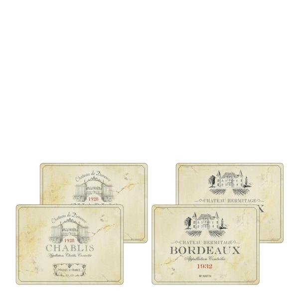 Vin de france bordbrikke 4 stk beige