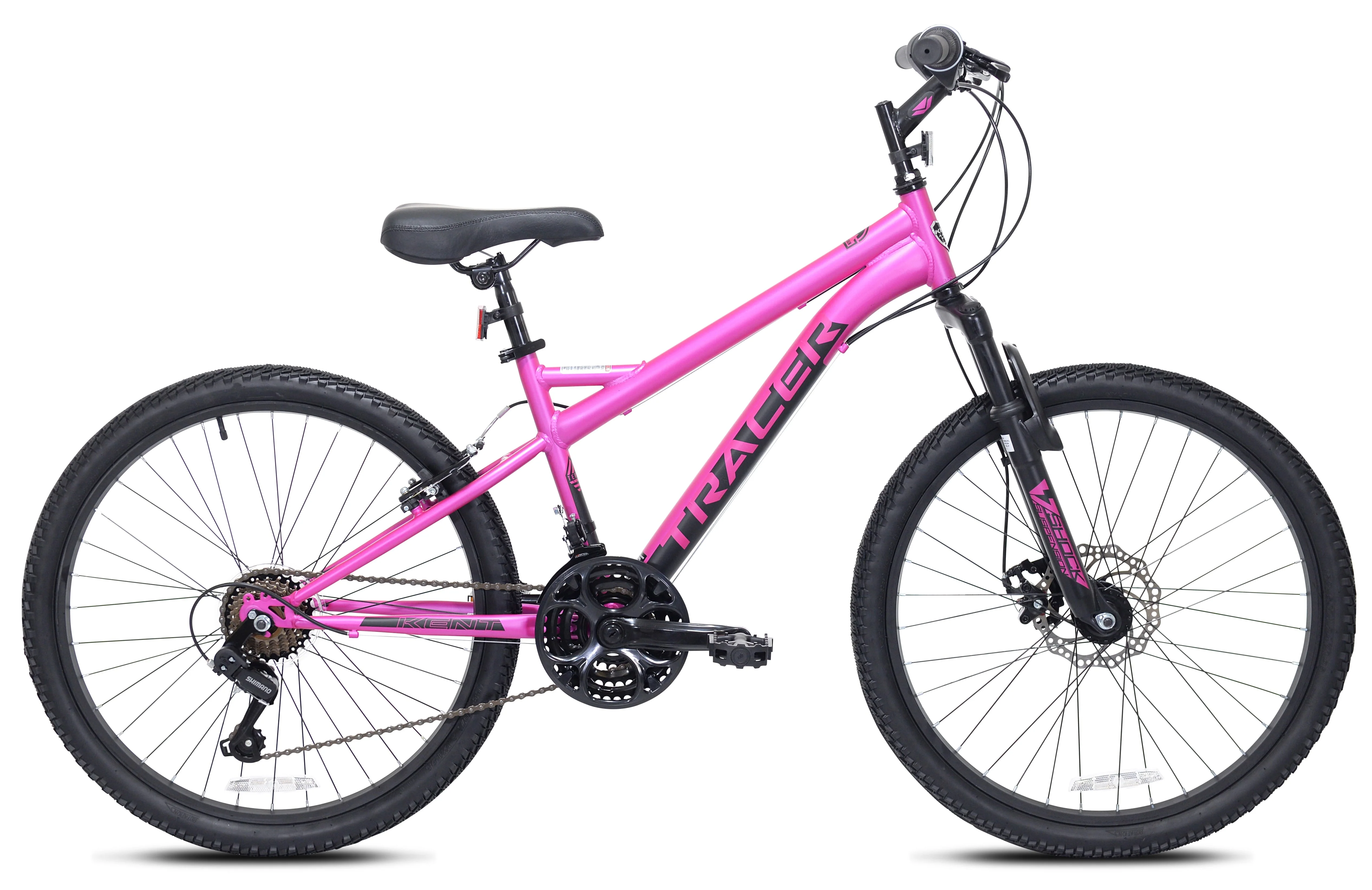 24 inch Teen Tracer Girl's Mountain Bicycle, Pink