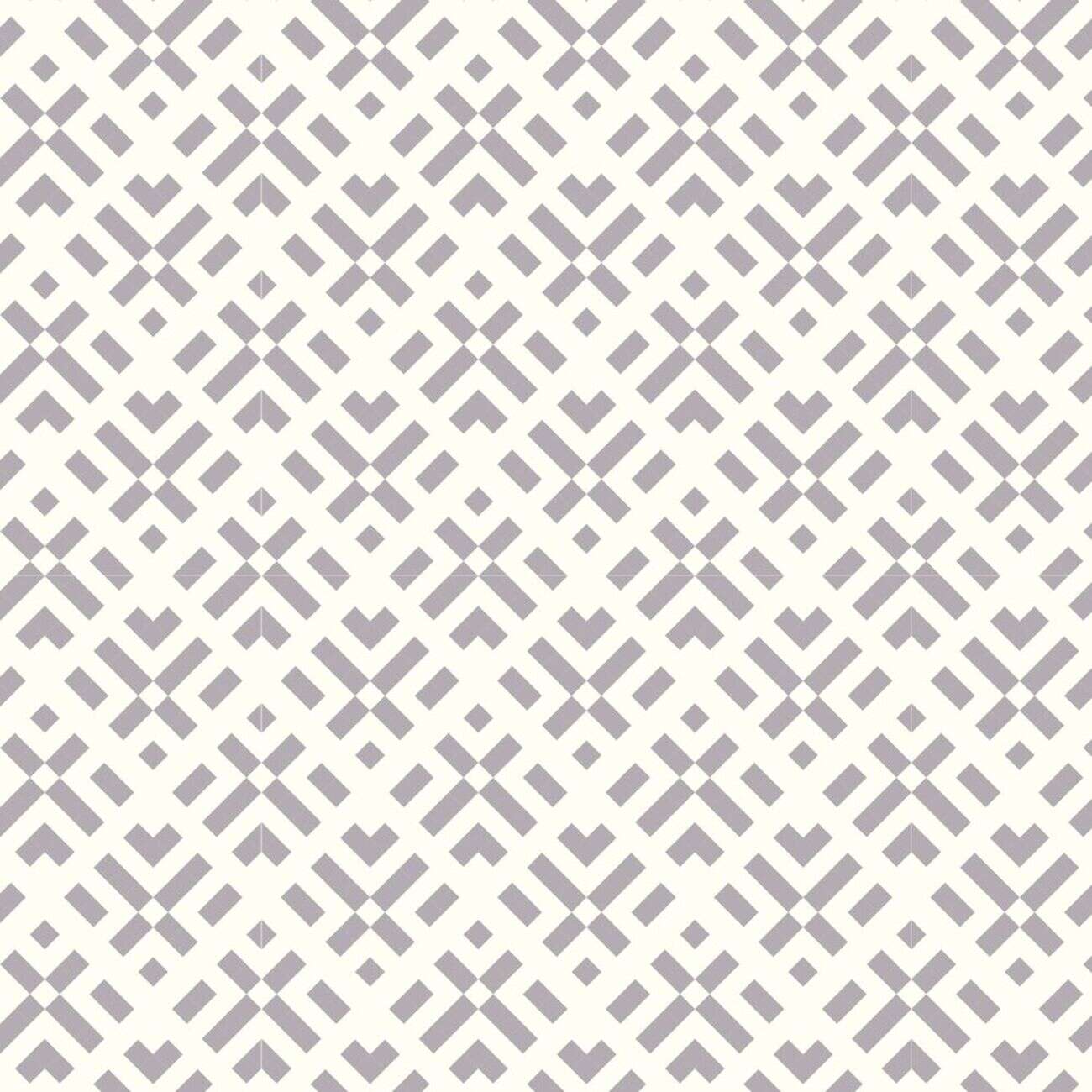 Nappe rectangulaire tissu Dakar carreaux de ciment gris 140x250cm