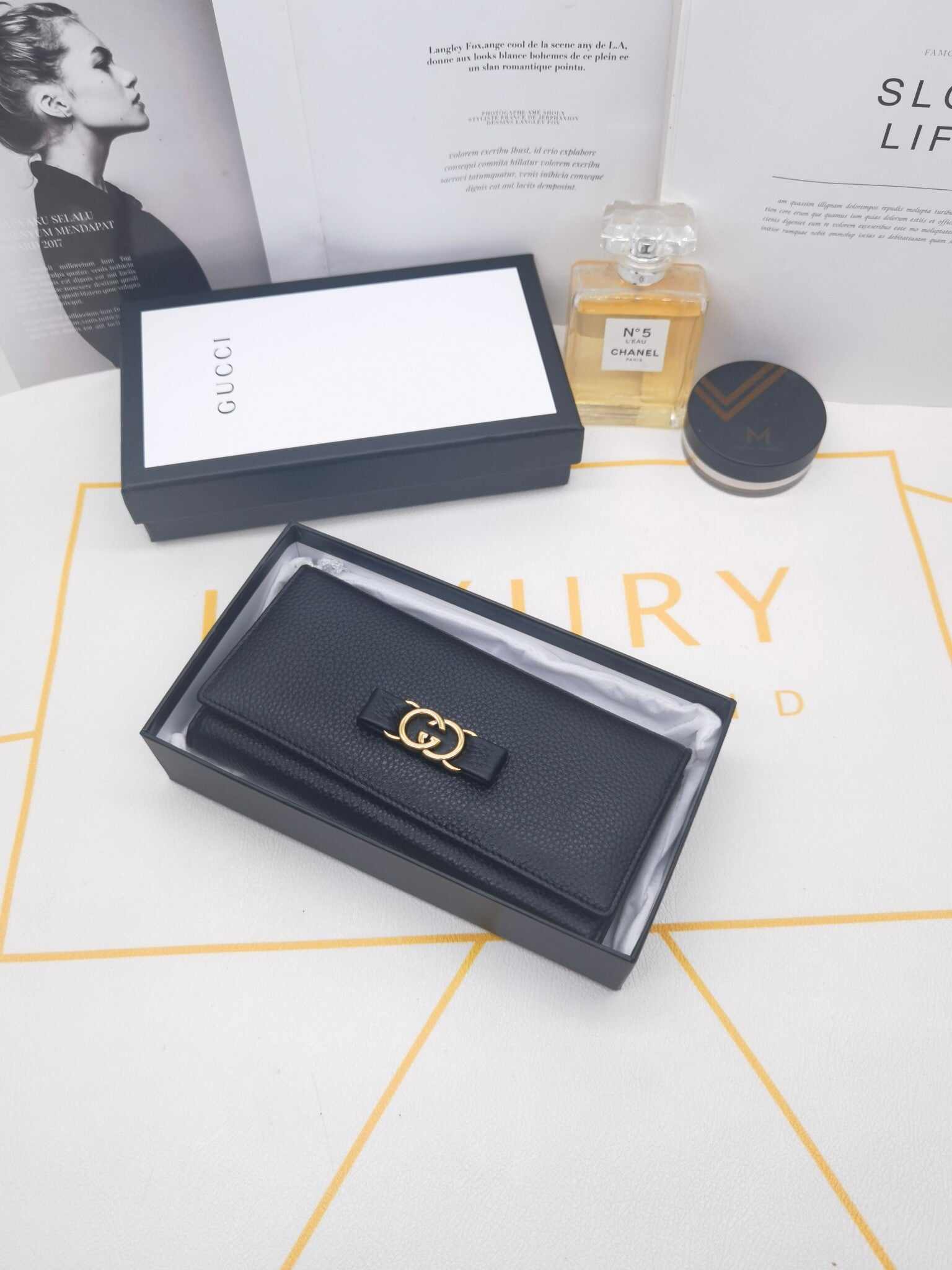 GUCCI【グッチ】春夏にぴったりの実用的で絶妙な長財布3色