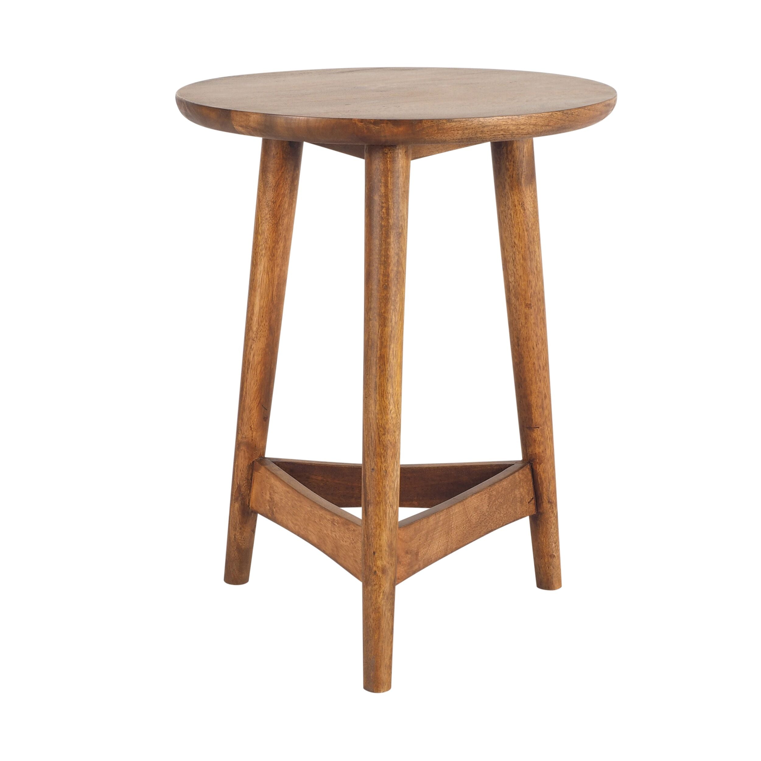 Elliot Timber Side Table Vintage Brown