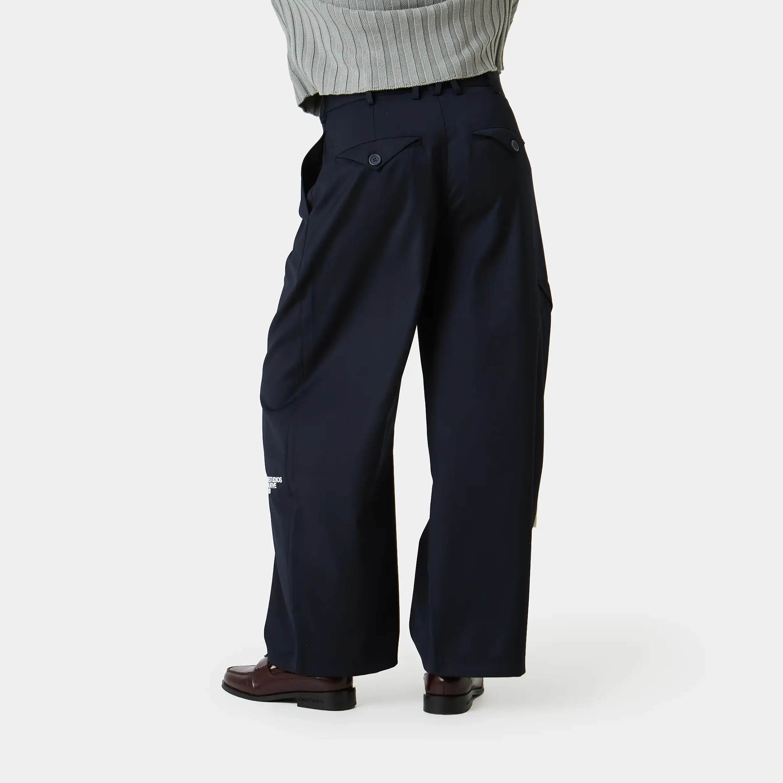 Borca Navy Tailored Pants