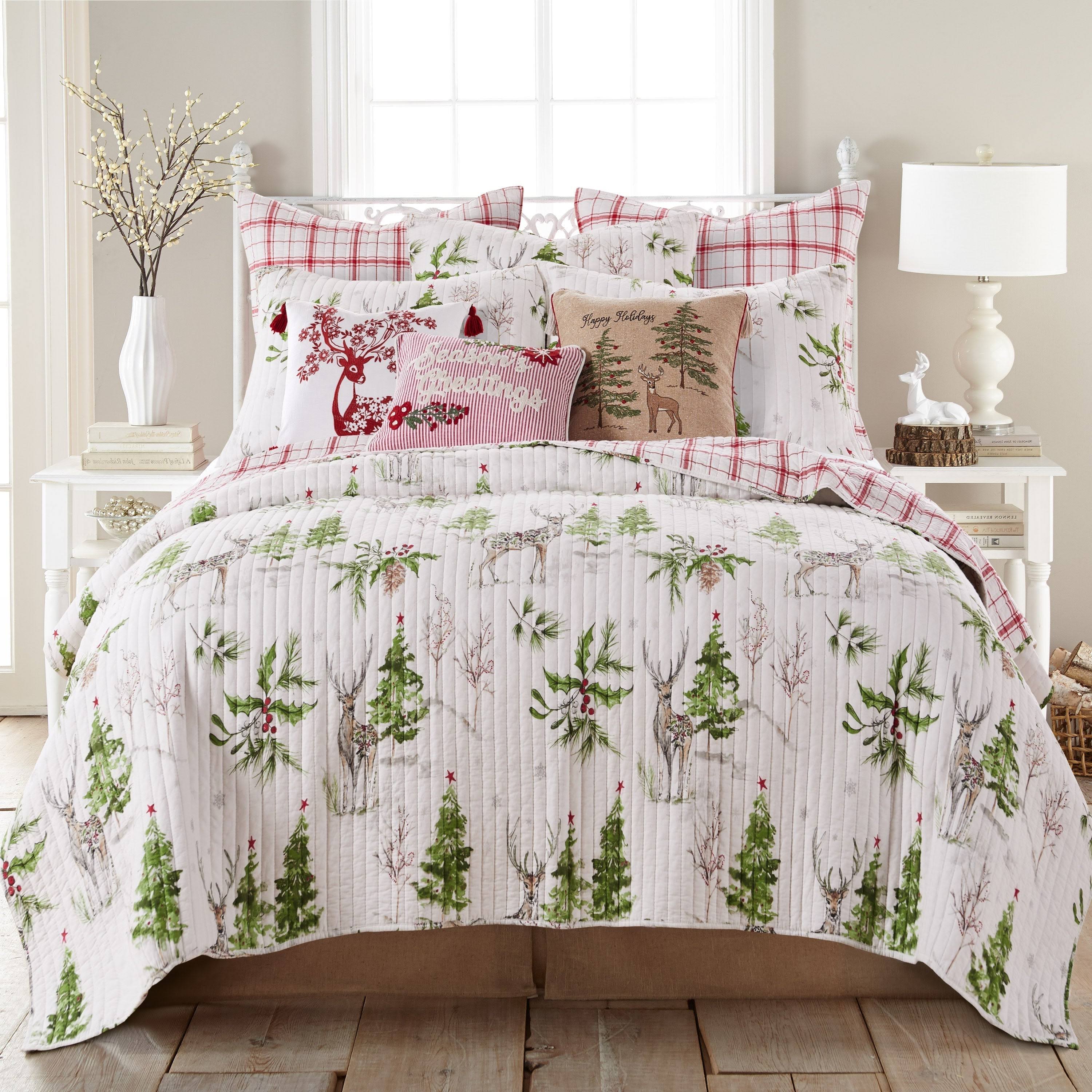 Twin Villa Lugano Sleigh Bells Reversible Quilt - Levtex Home