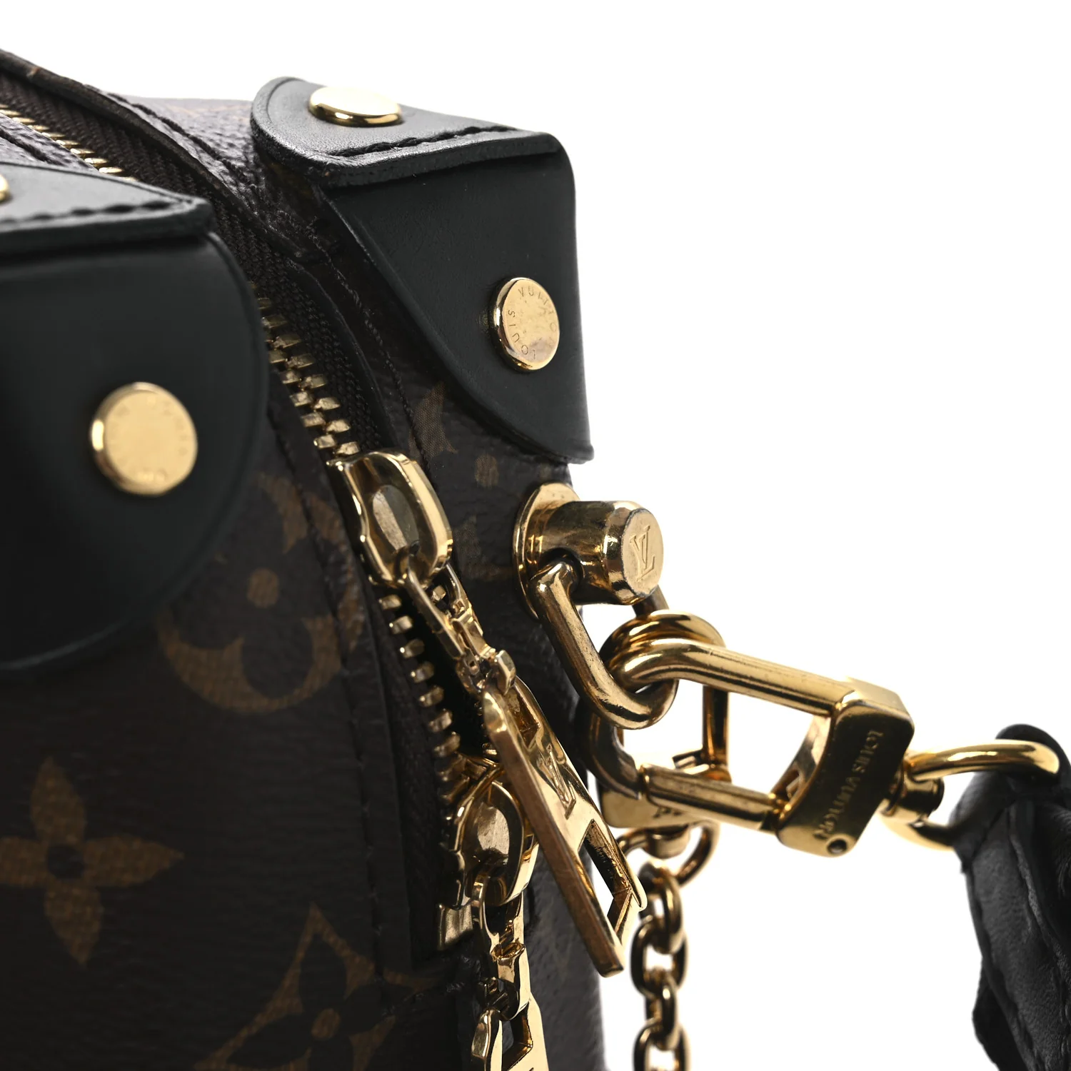 Monogram Petite Malle Souple Black
