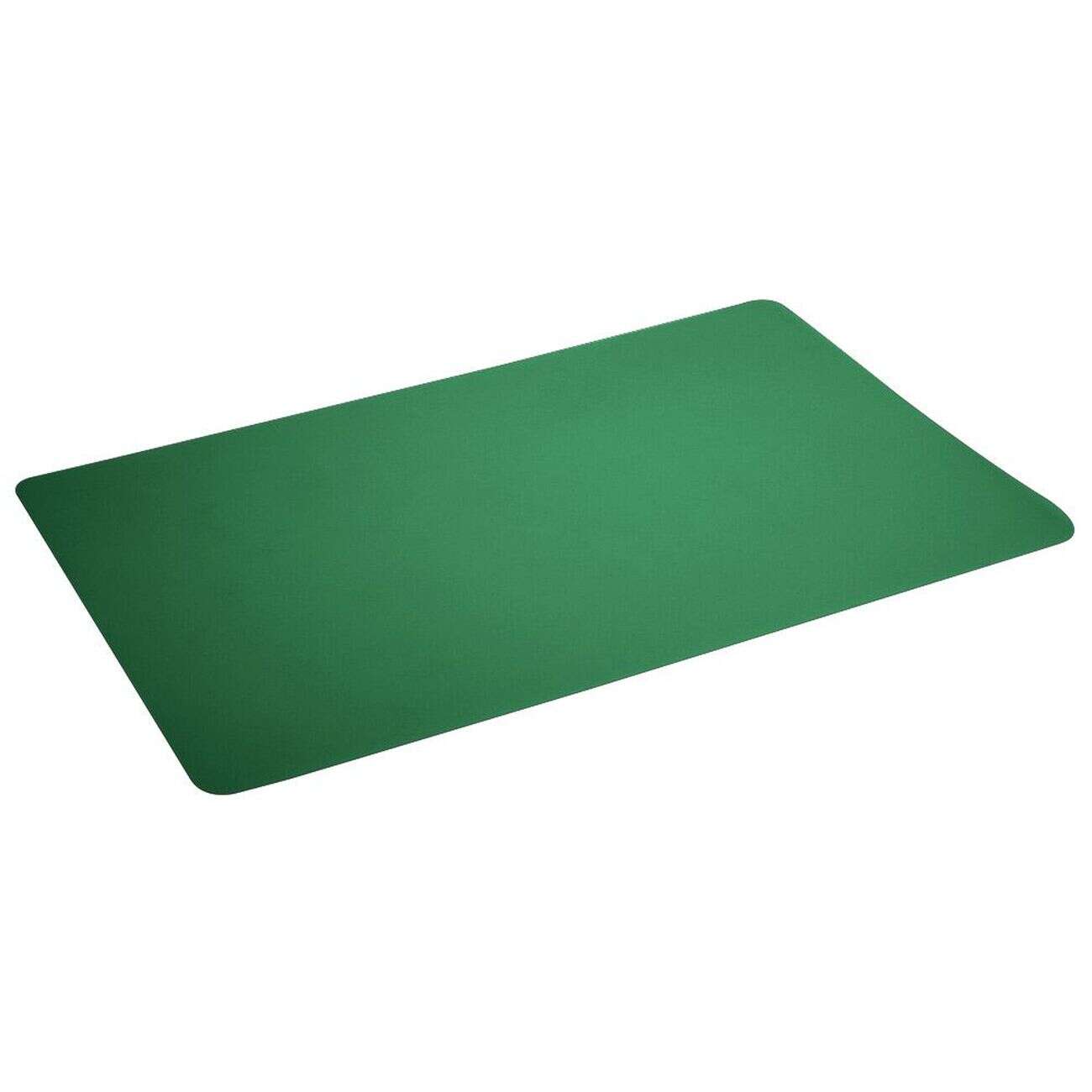 Set de table rectangulaire plastique vert clair uni