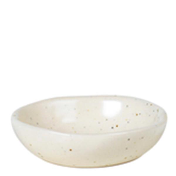 Nordic Vanilla smørskål 7x2 cm kremhvit