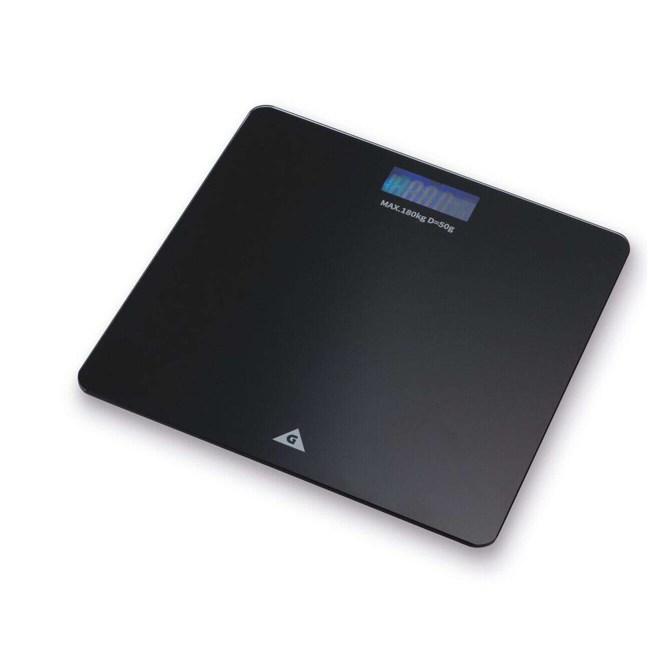 Pèse-personne carré verre noir max.180kg