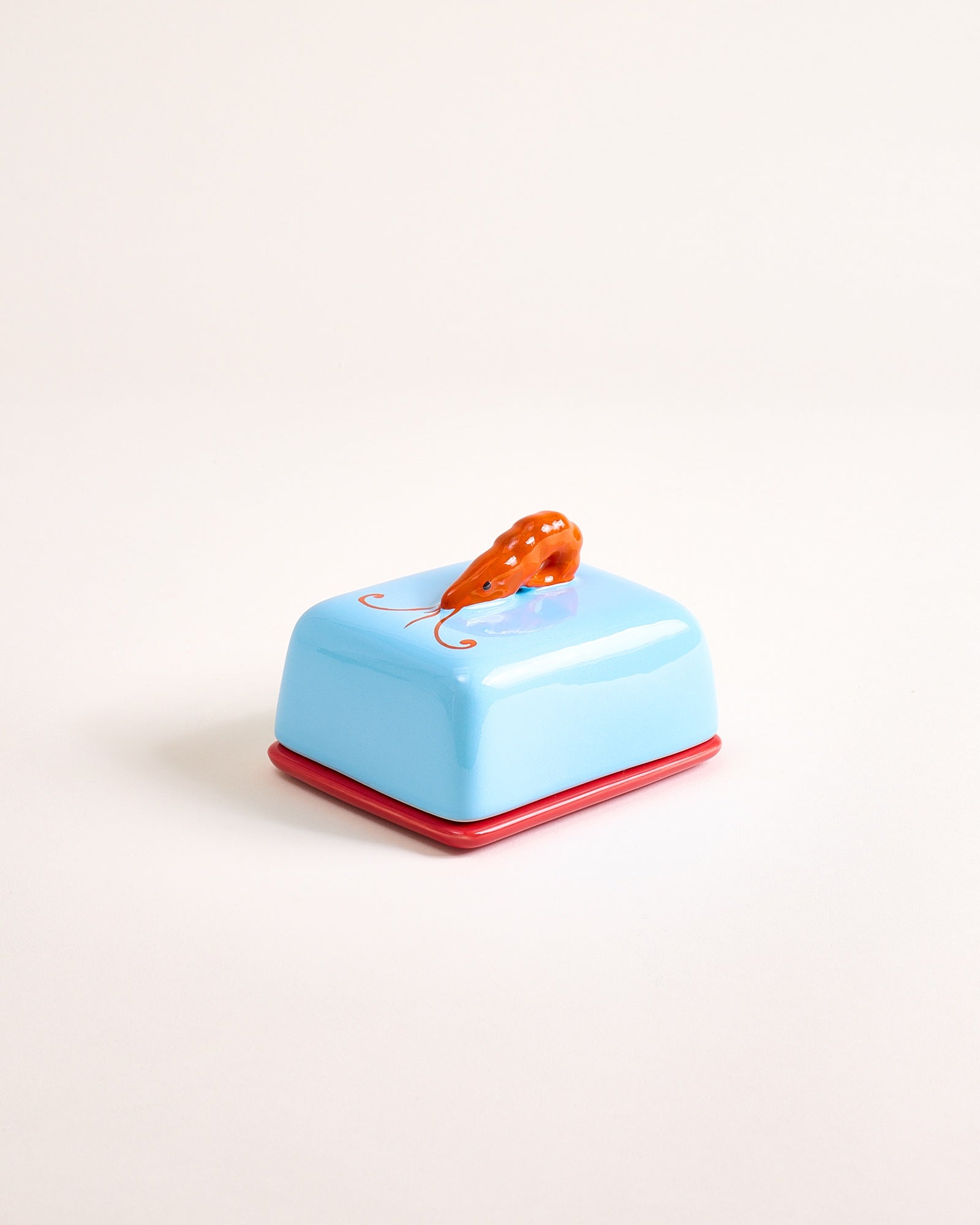 MAM X ISIS MARIA - BUTTER DISH BLUE RED