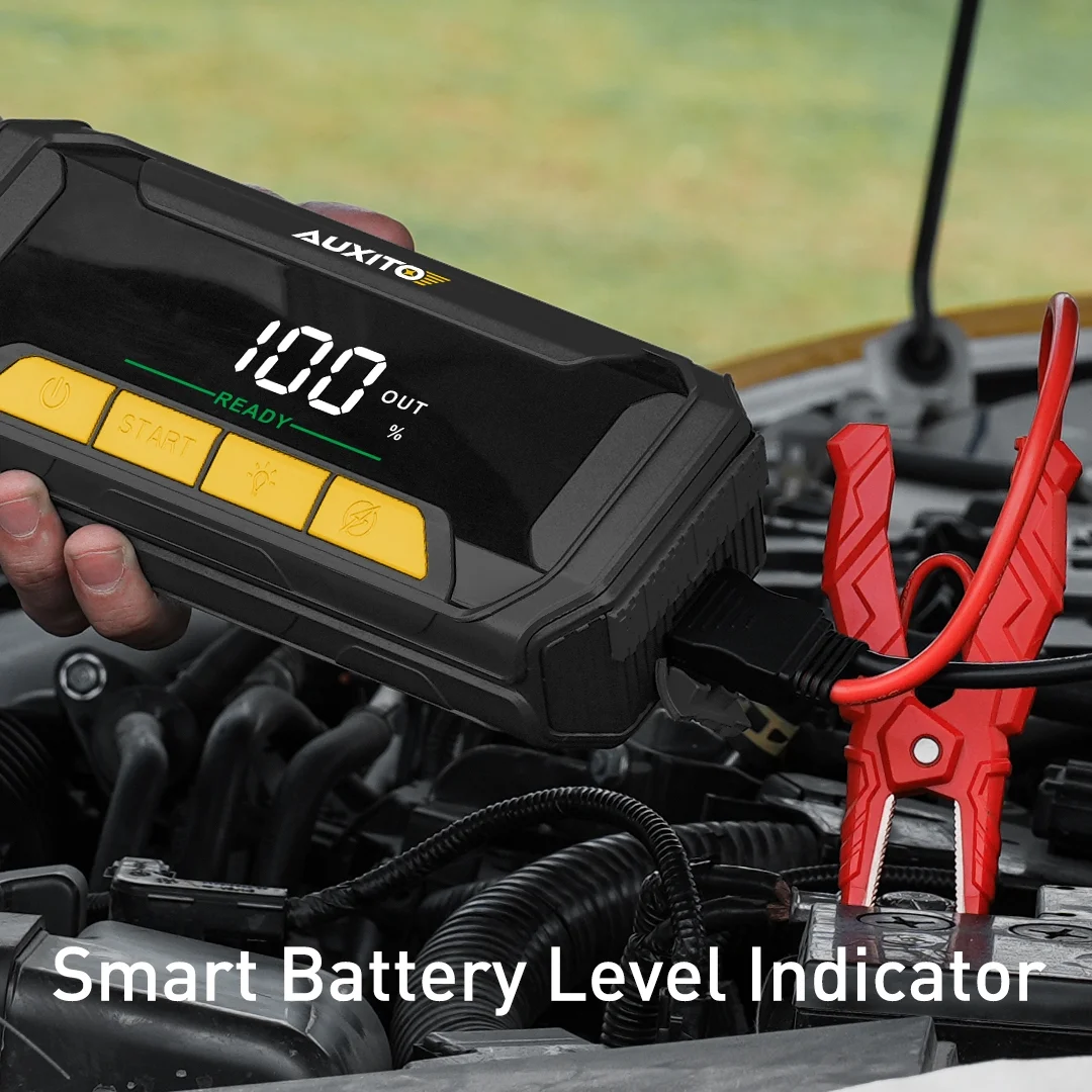 Jump Starter 8000A Peak Jump Box(All Gas,up to 10.0L Diesel Engine) 12V Car Portable Battery Jump Starter,Auto Battery Booster Pack,with 3-Mode Flashlight - Image 9