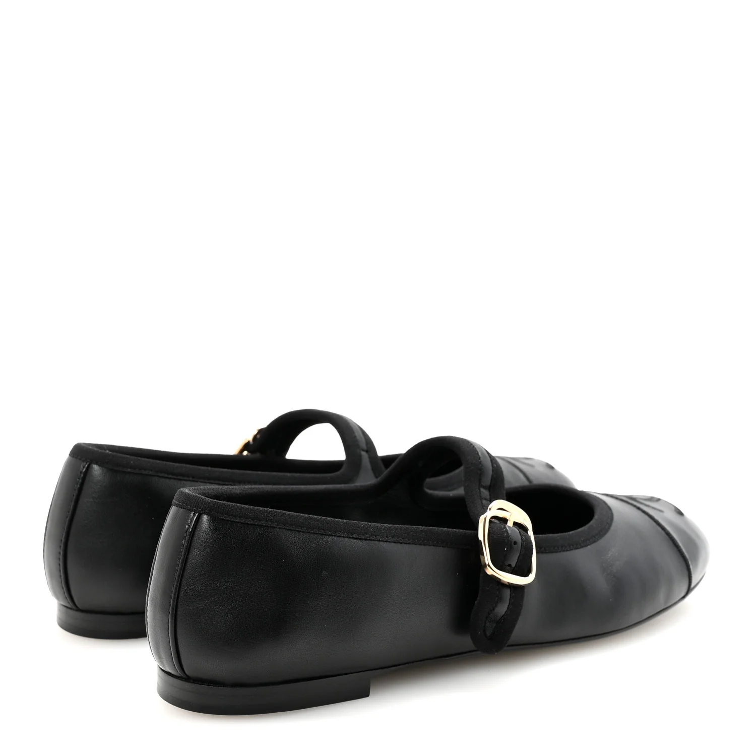 Lambskin Mary Jane Flats 36.5 Black