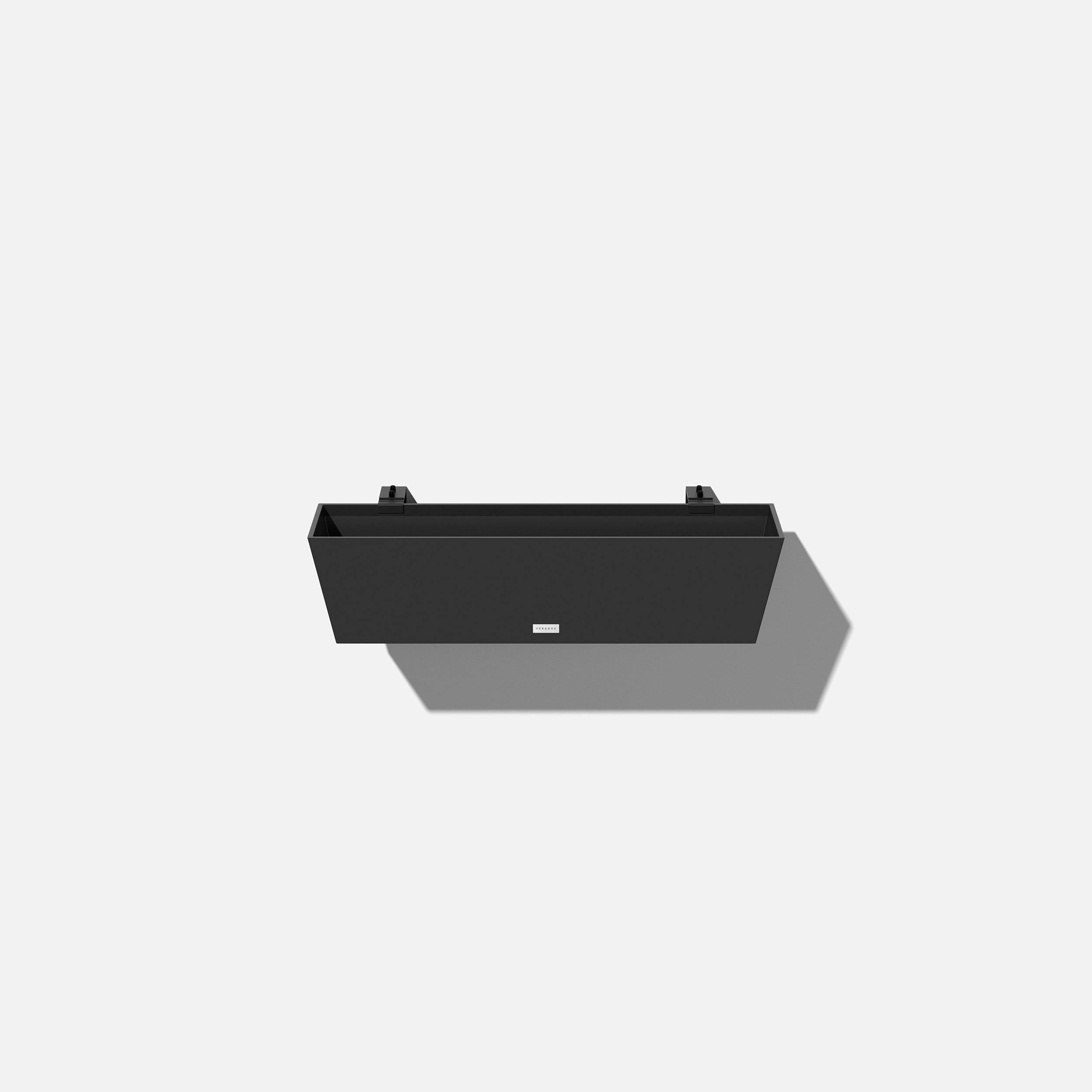 Veradek Window Box Wall/Railing Planter - Black - 36 in.