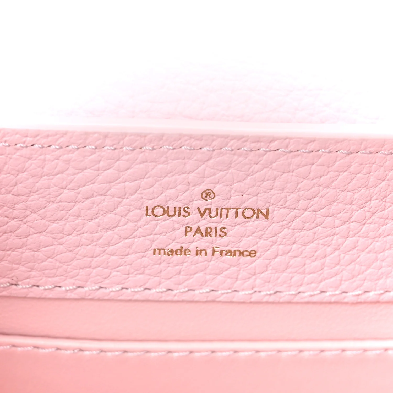Taurillon Marble Capucines Mini Pink