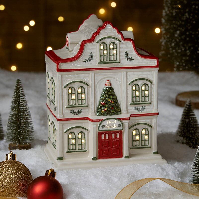 Christmas Tree hotell LED lykt 17,2x13,2x10,8 cm