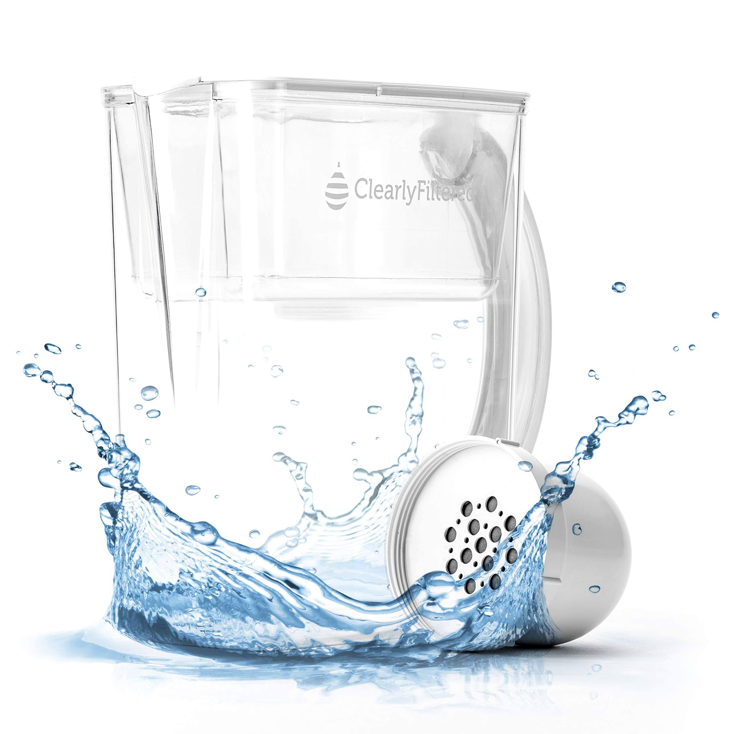 Clearly Filtered Water Filter Pitcher | Guaranteed to Remove More Contaminants