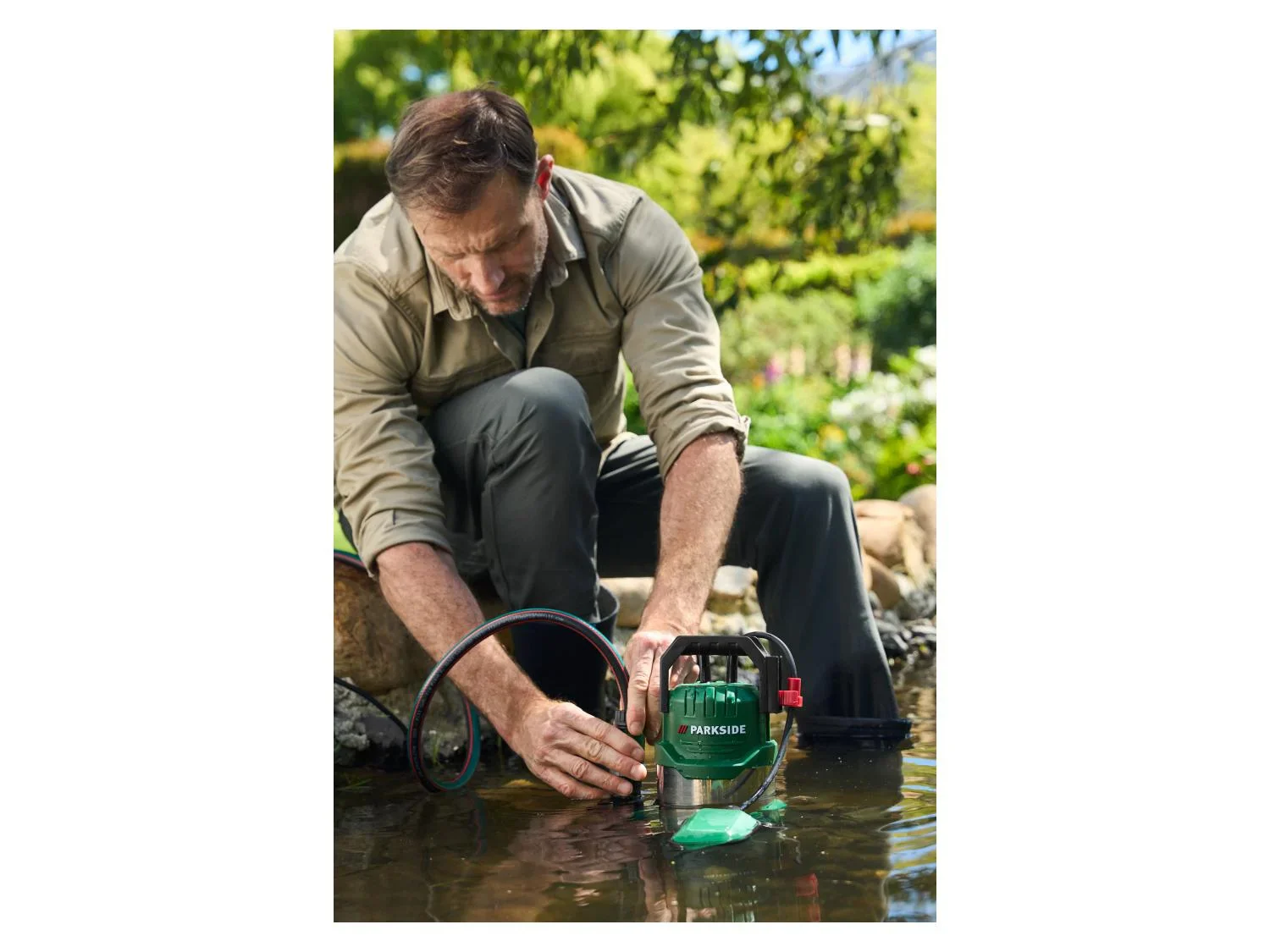 PARKSIDE Pompe immerge pour eaux charges PETPS 1100 A1, 20000 L/h