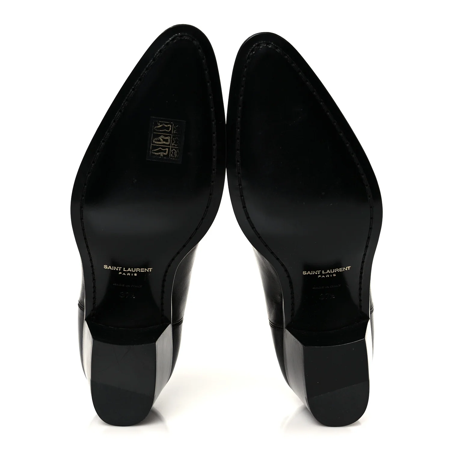 Incrociato Muriel Vassili 60 Ankle Zip Boots 37.5 Black