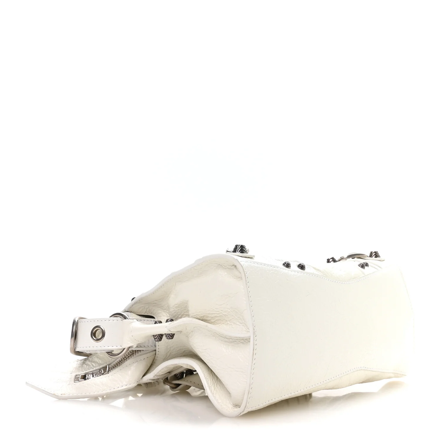 Agneau Arena Neo Cagole Handbag XS Optic White