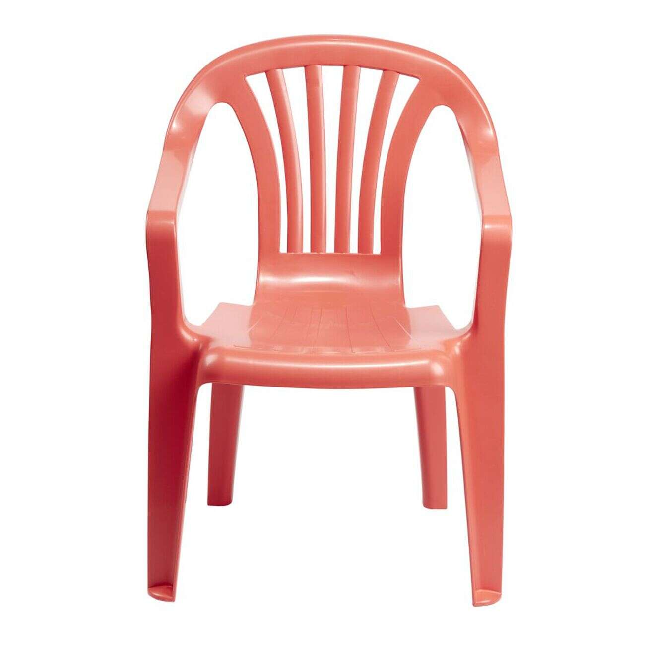 Fauteuil de jardin enfant plastique Viva rose H52cm