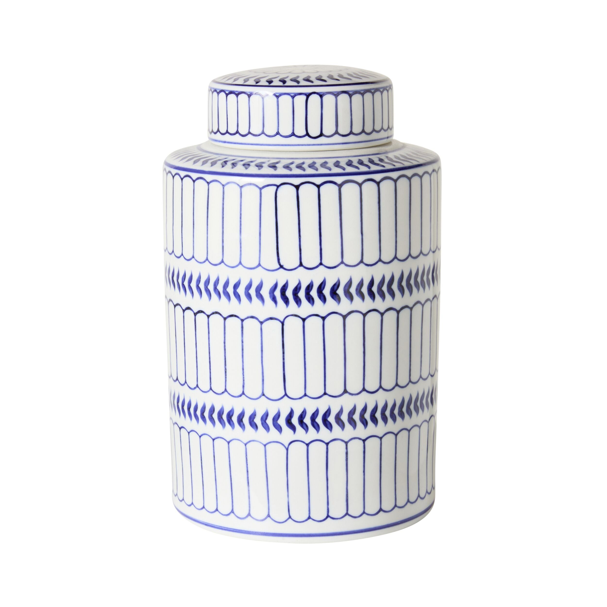 Celadon Striped Ginger Jar 25cm